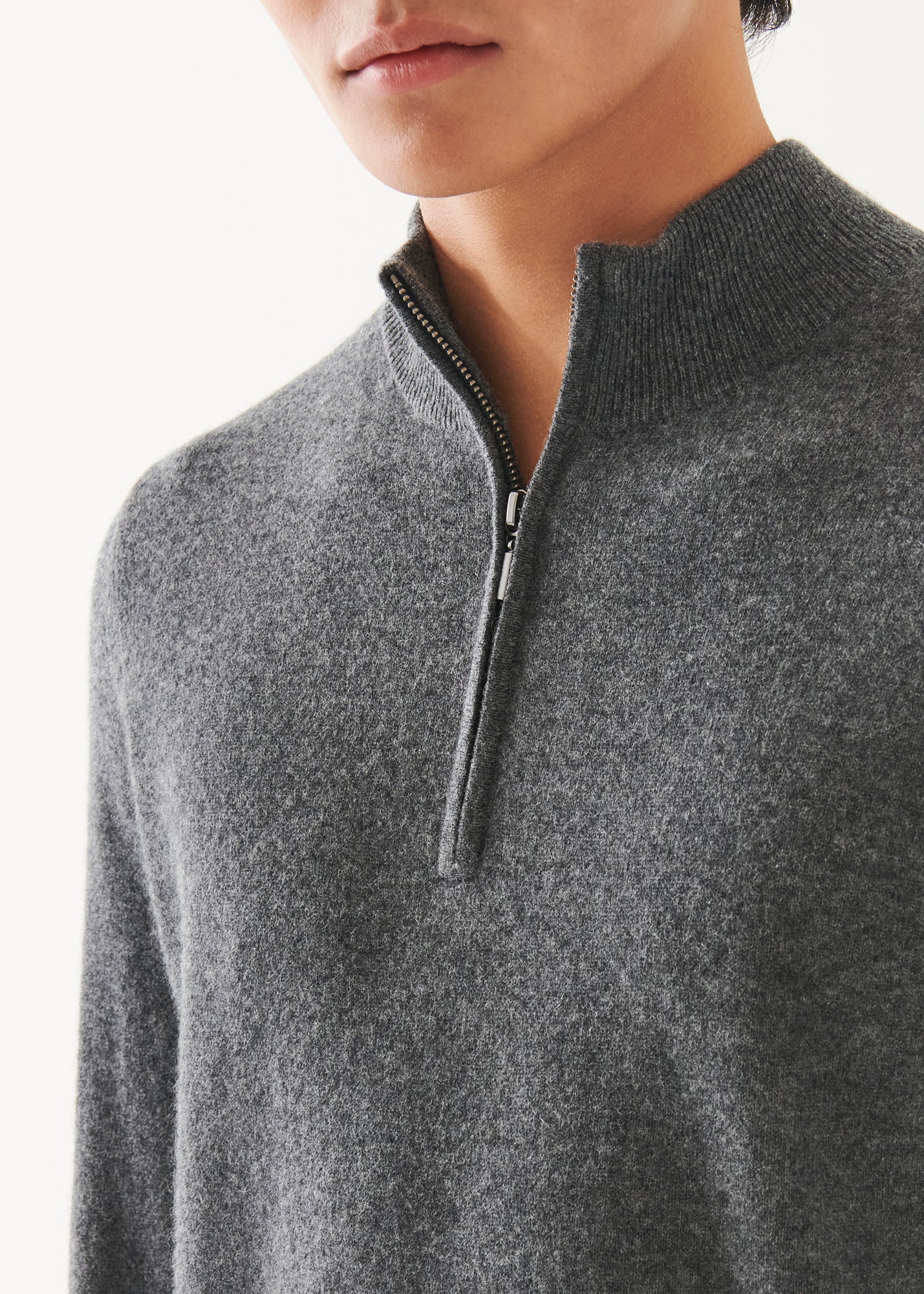 Cashmere Quarter Zip - PATRICK ASSARAF