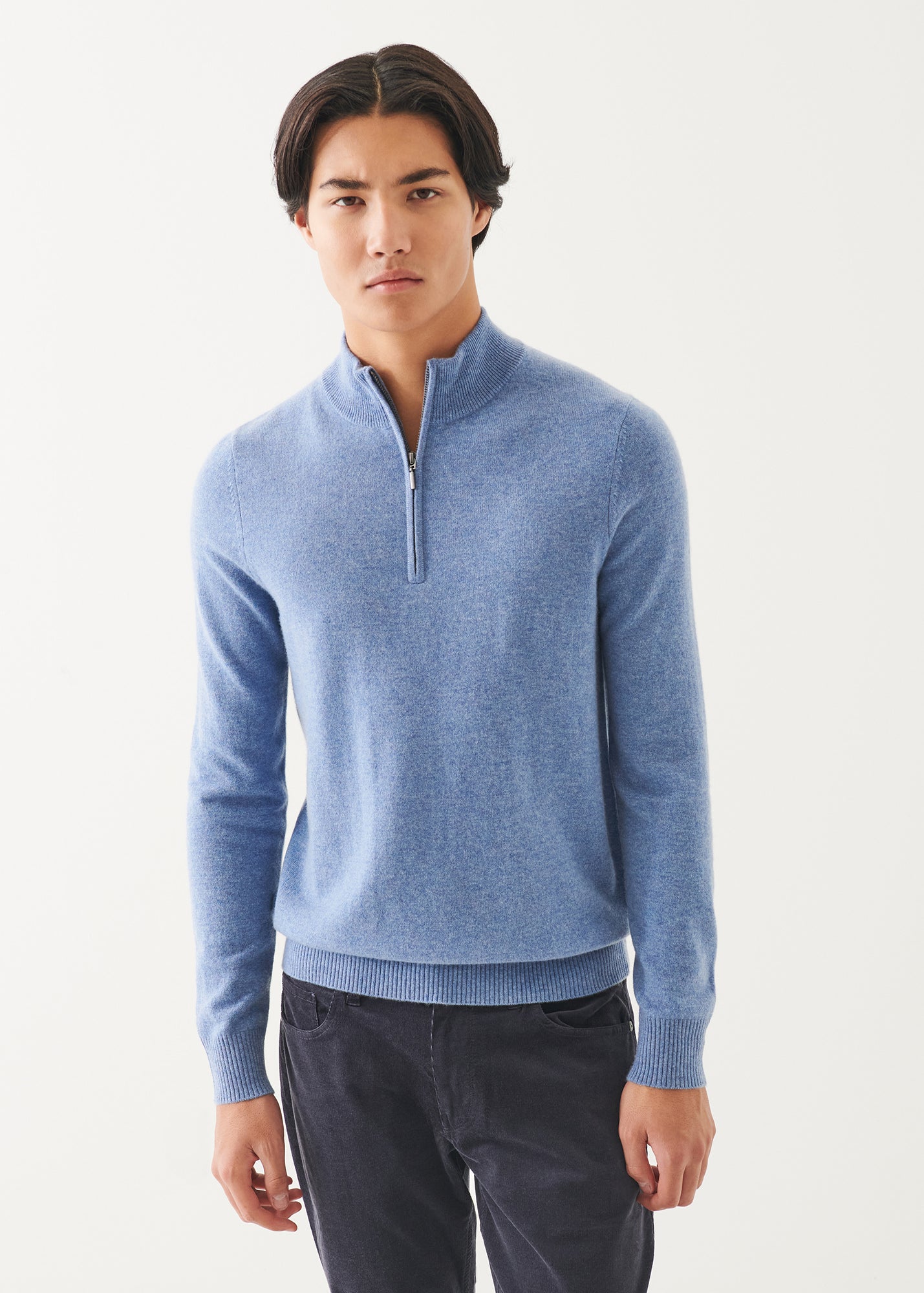 Cashmere Quarter Zip - PATRICK ASSARAF