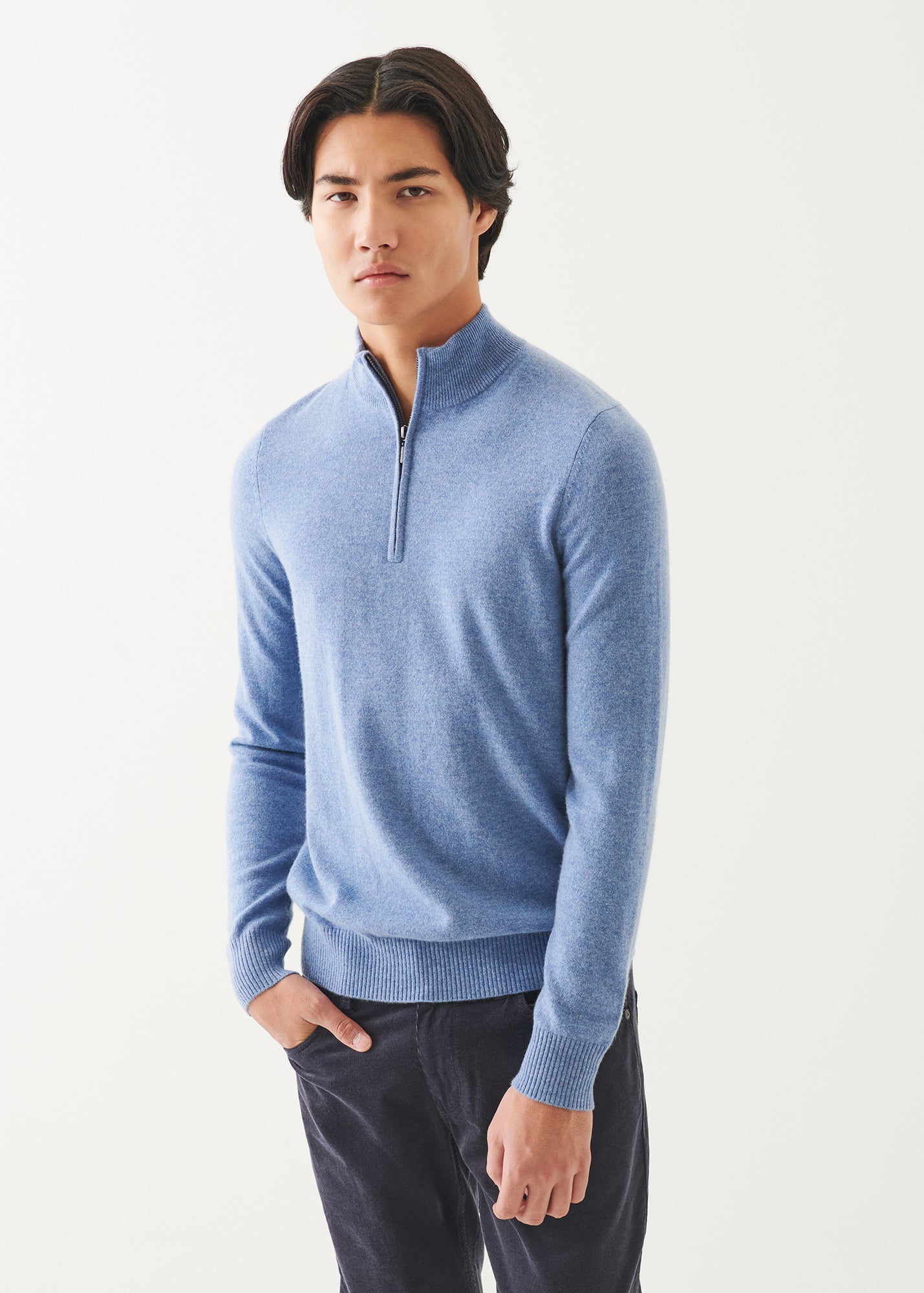 Cashmere Quarter Zip - PATRICK ASSARAF