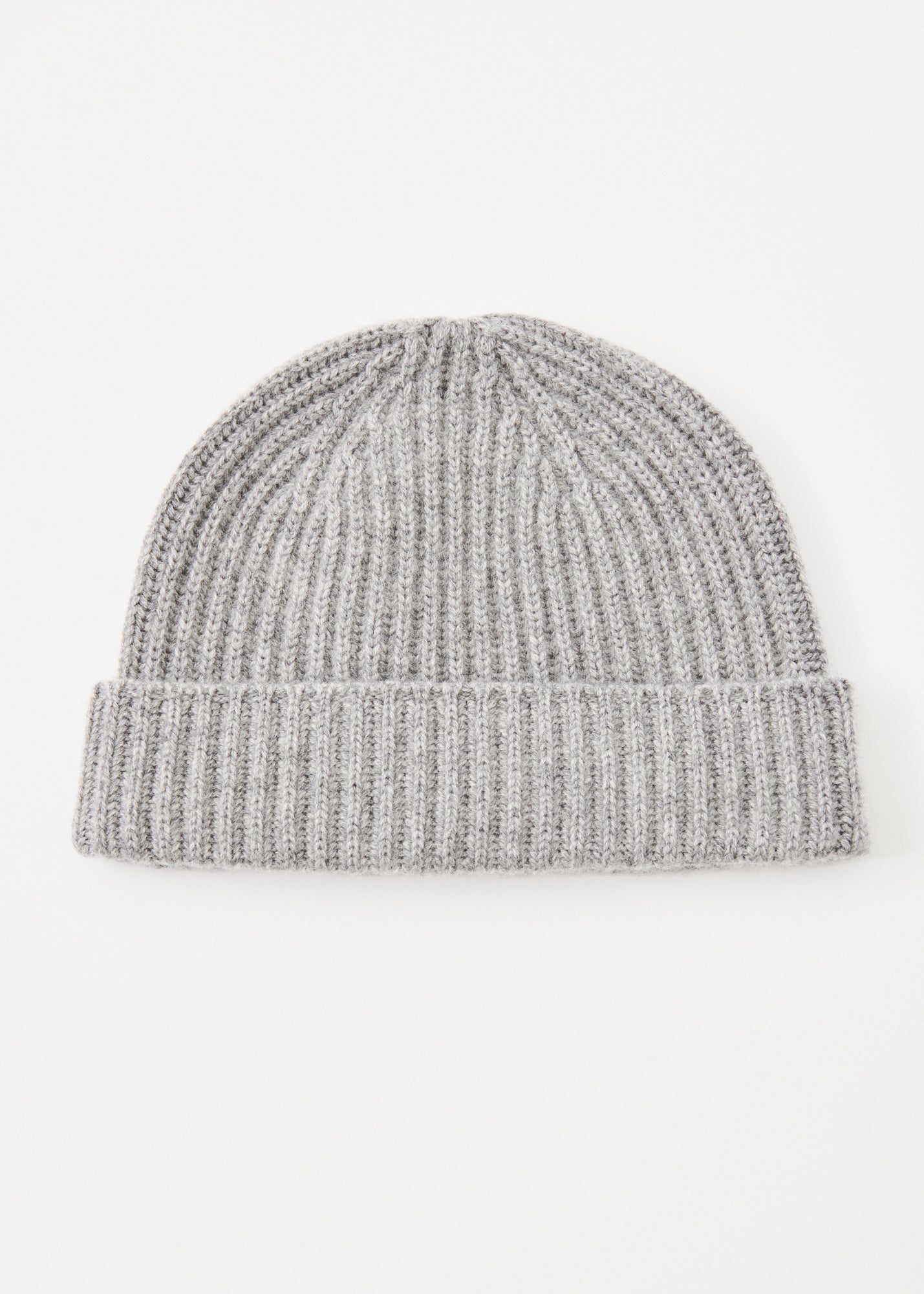 Cashmere Ribbed Beanie