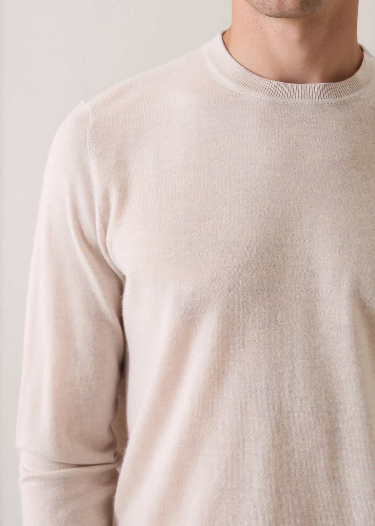 Fine Gauge Cashmere Crew Neck - PATRICK ASSARAF