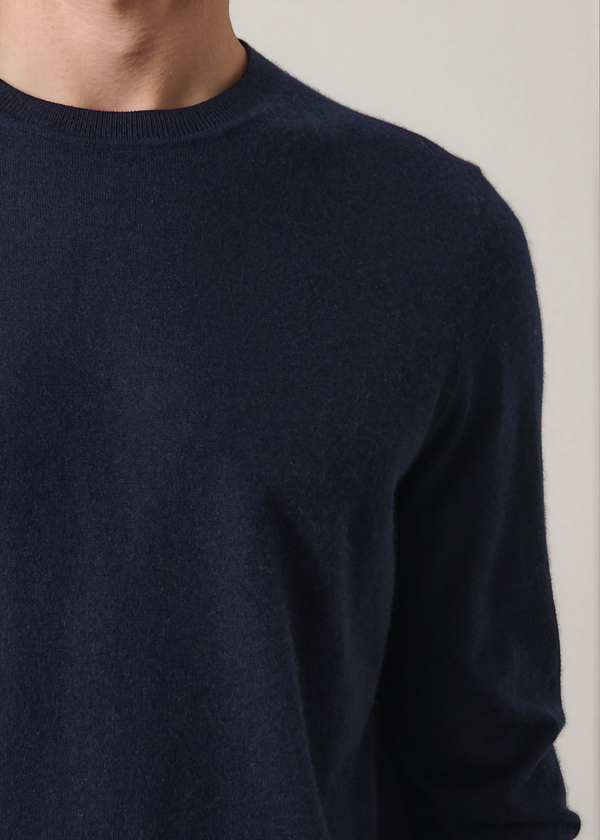 Fine Gauge Cashmere Crew Neck - PATRICK ASSARAF