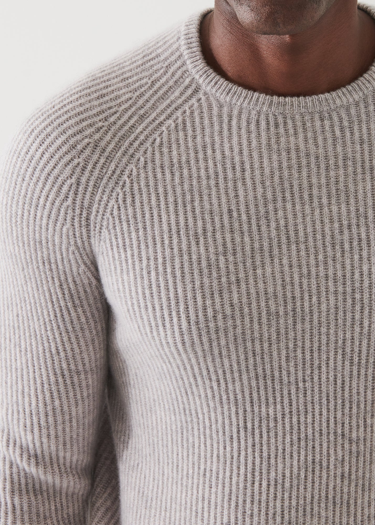 Ribbed Cashmere Crewneck - PATRICK ASSARAF