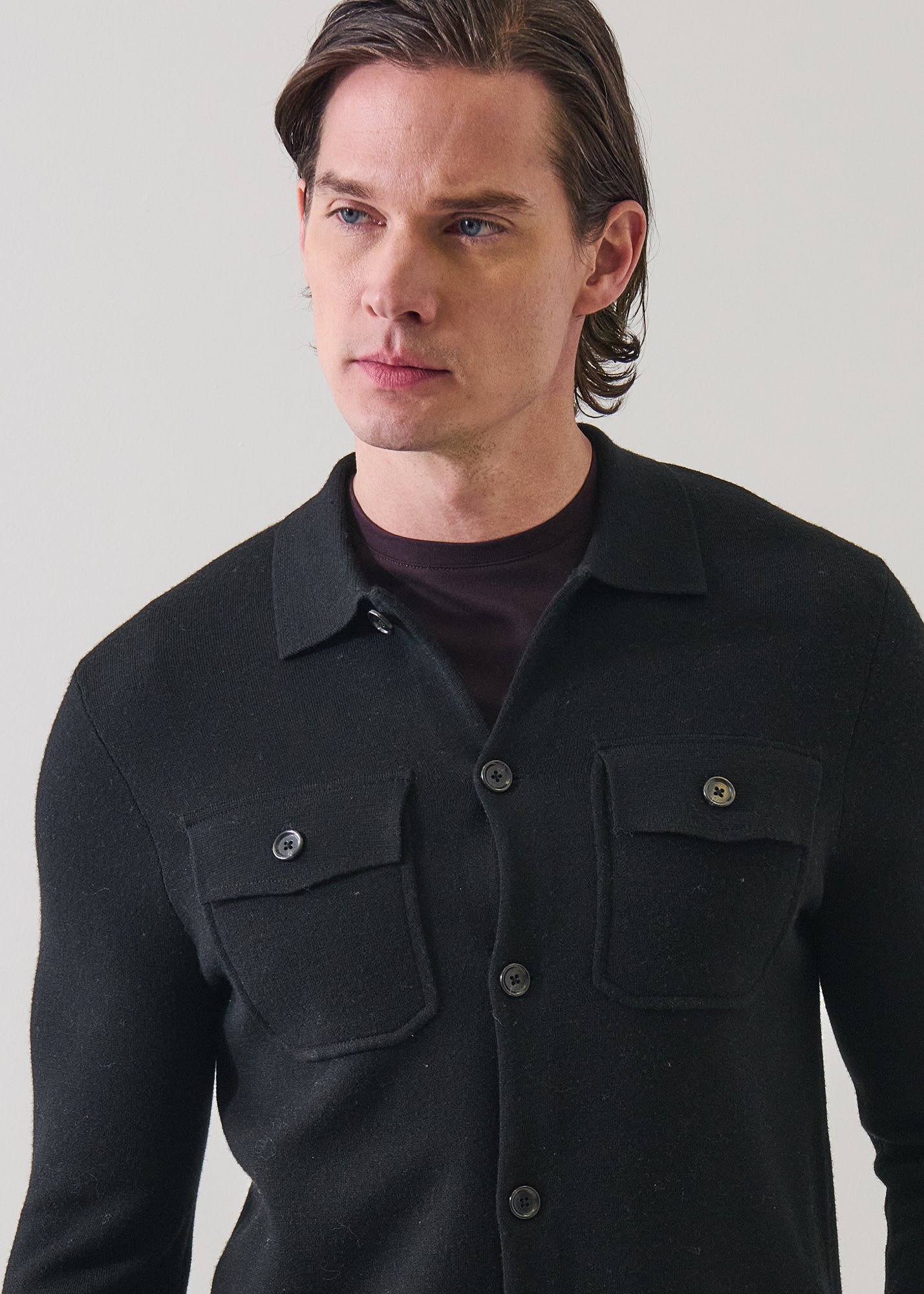 Double Face Merino Utility Jacket - PATRICK ASSARAF