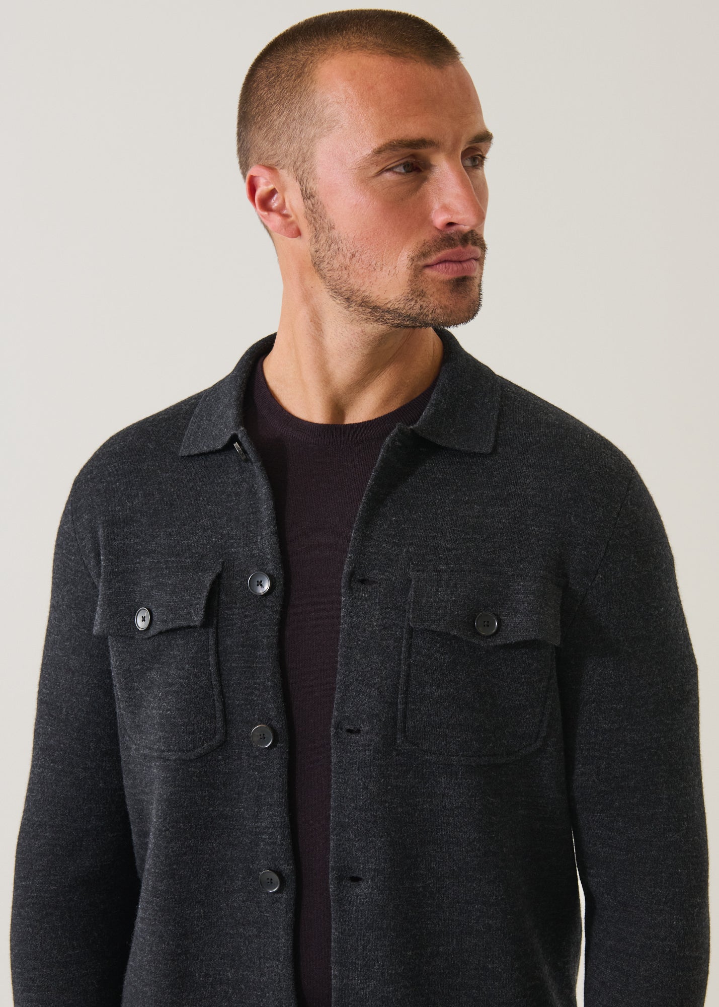 Double Face Merino Utility Jacket
