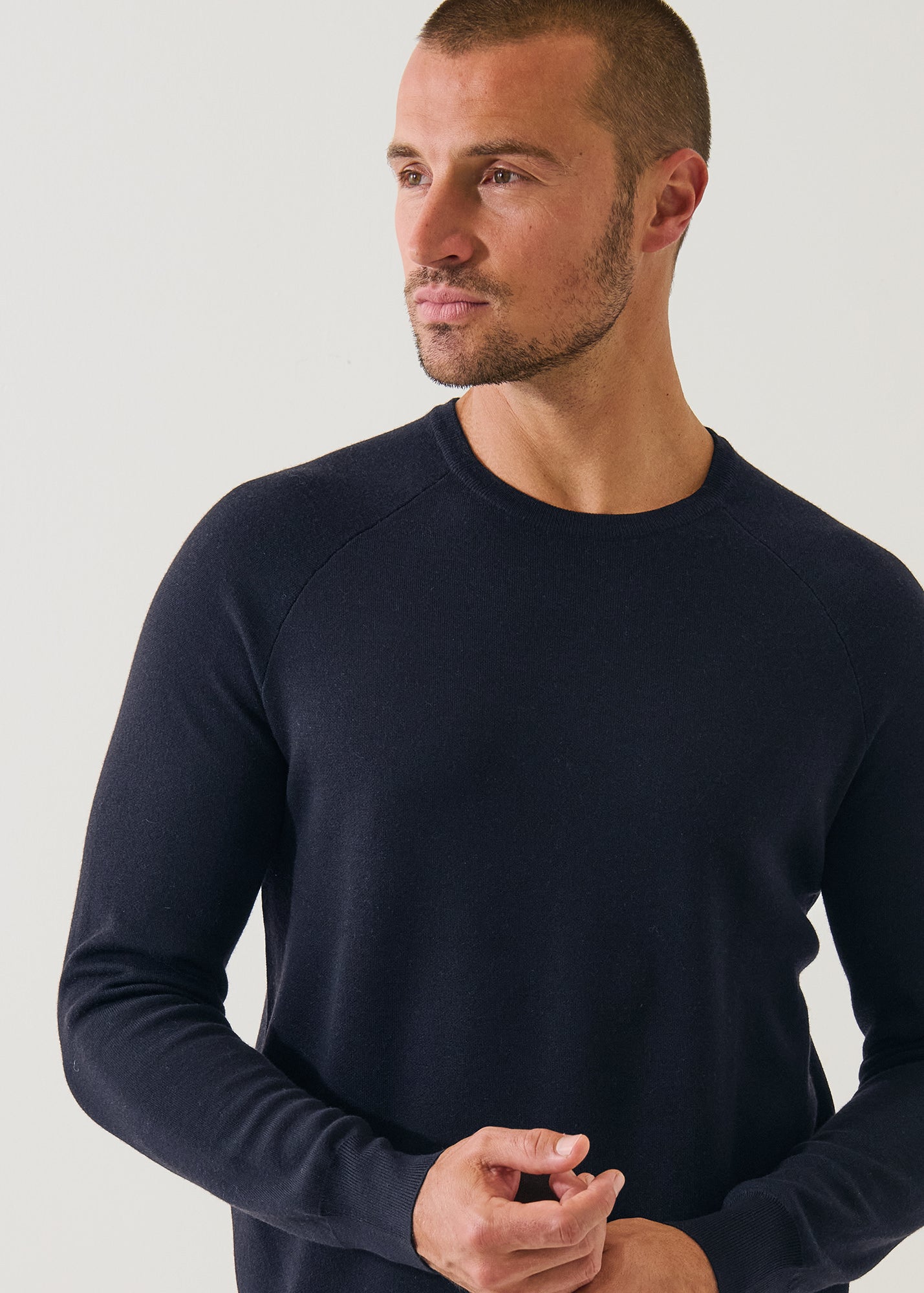 Double-Face Crewneck Sweater