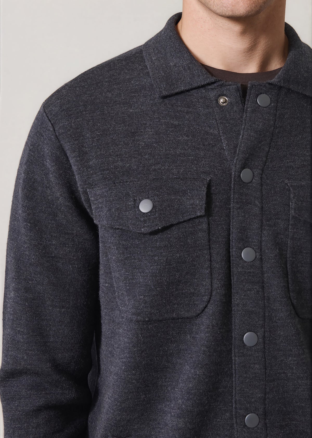 Double Face Merino Wool Utility Jacket - PATRICK ASSARAF