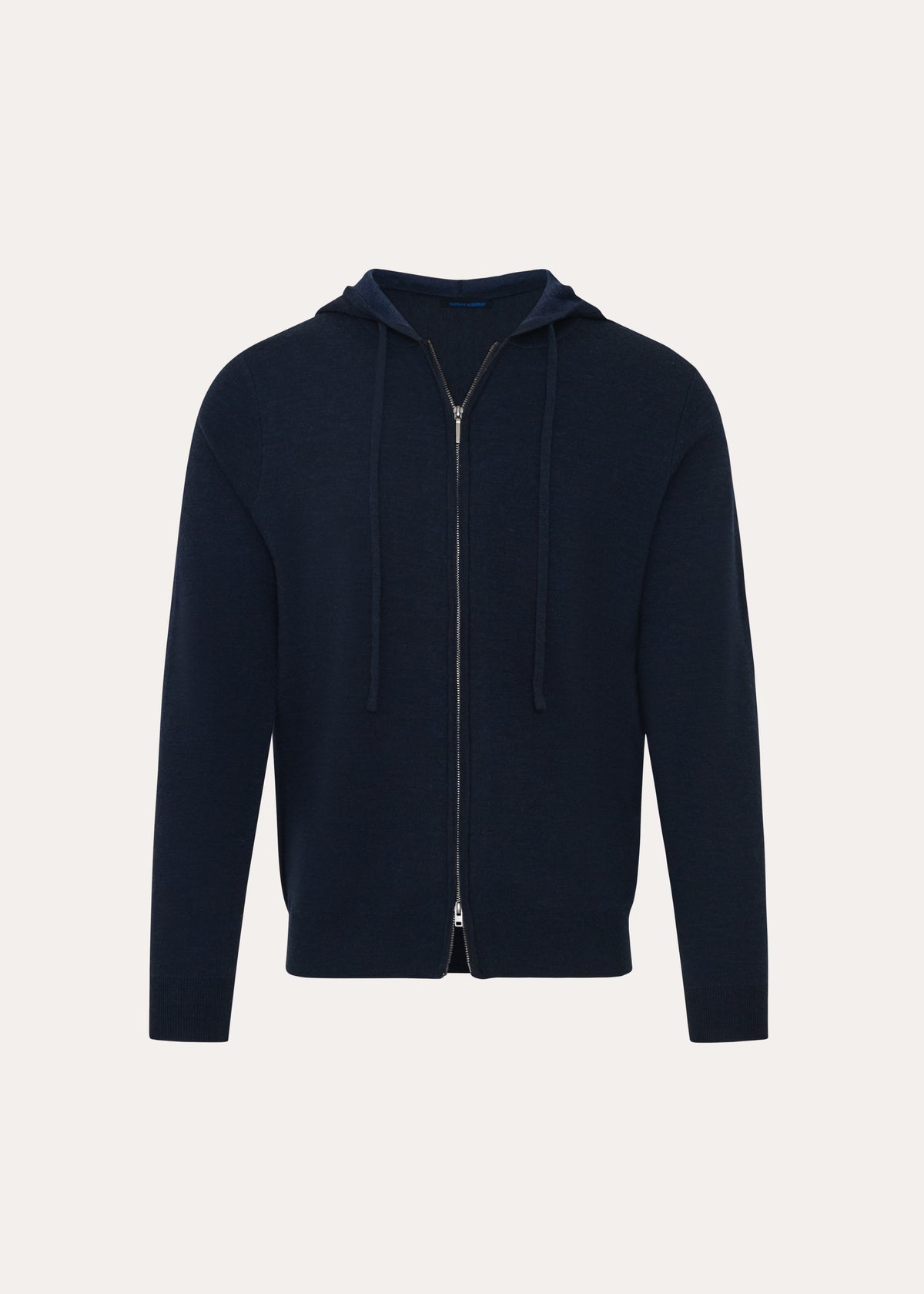 Double Face Merino Wool Full Zip Hoodie - PATRICK ASSARAF