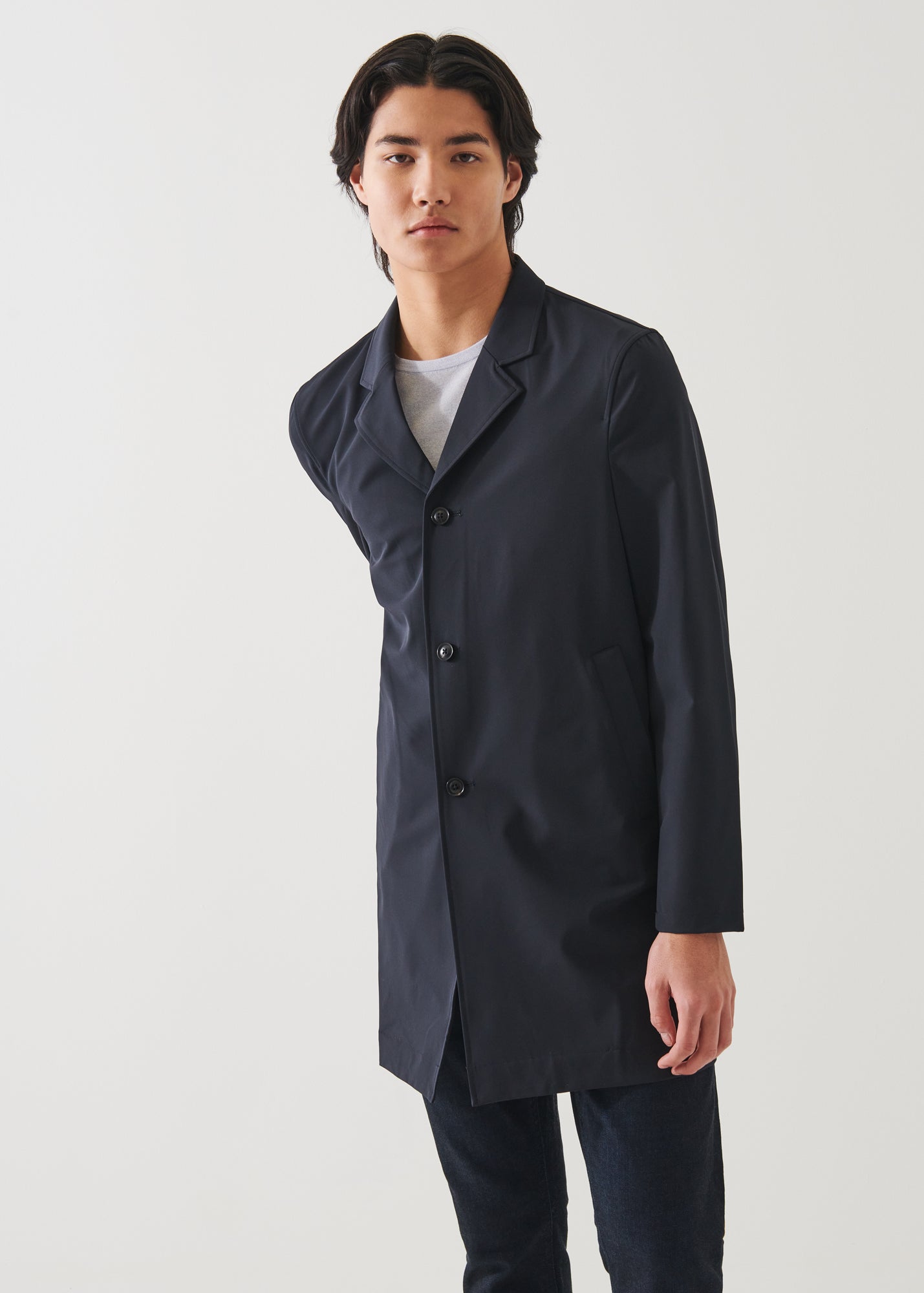 Italian Nylon Trench Coat - PATRICK ASSARAF