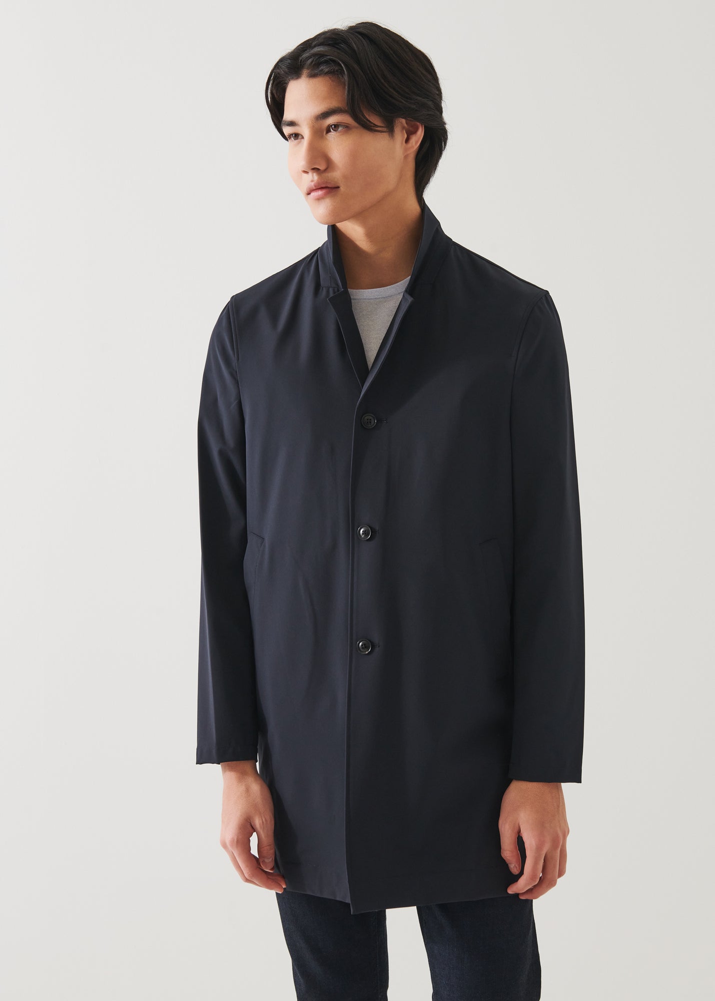 Italian Nylon Trench Coat - PATRICK ASSARAF