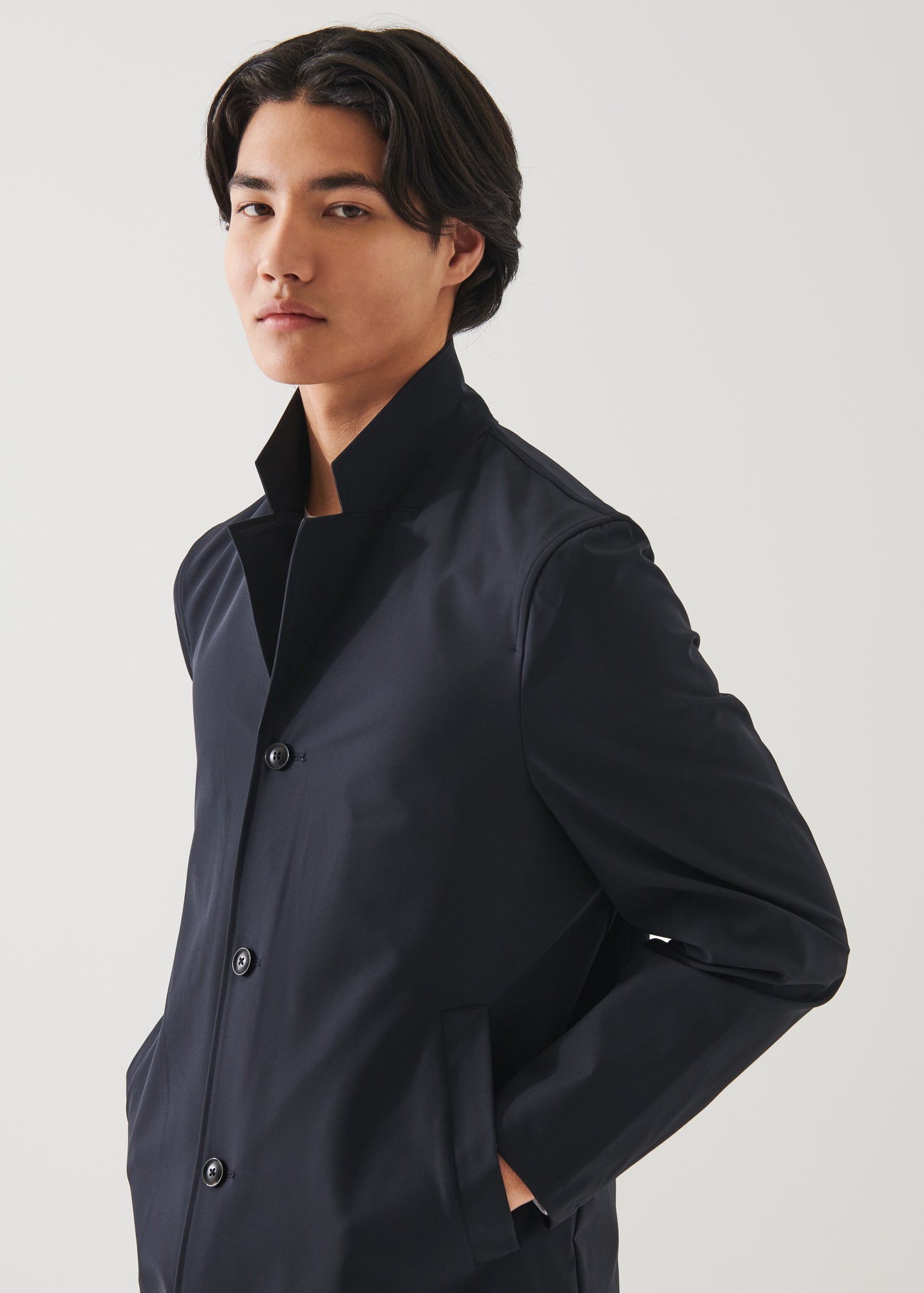 Italian Nylon Trench Coat - PATRICK ASSARAF