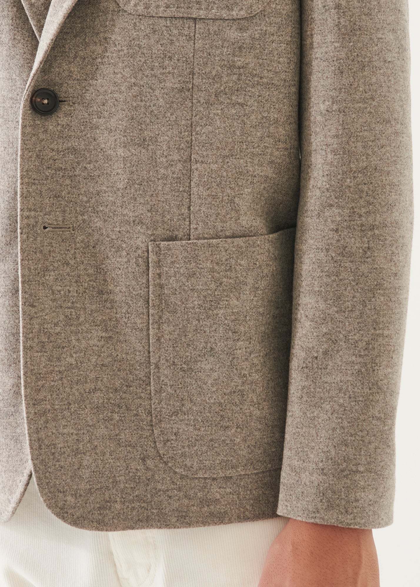 Wool Two-Button Blazer - PATRICK ASSARAF