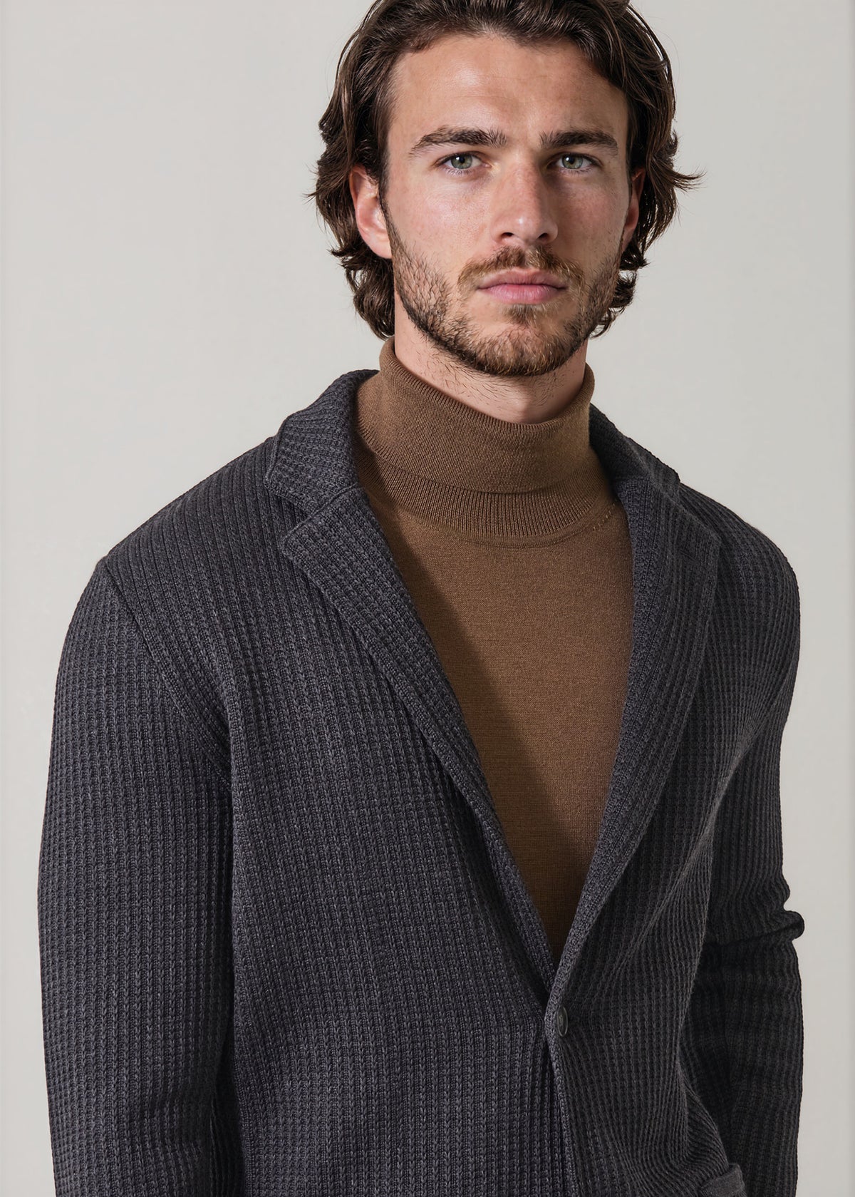 Chain Stitch Merino Two Button Blazer - PATRICK ASSARAF
