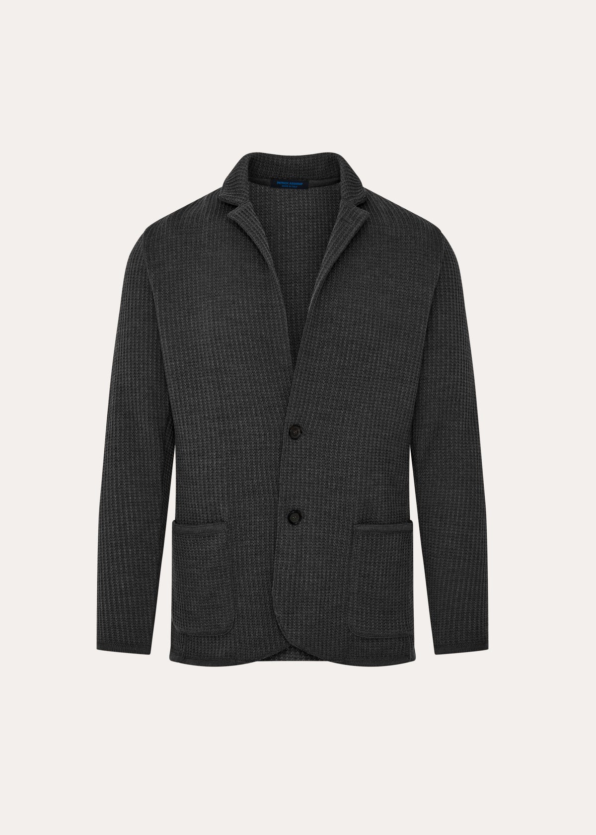 Chain Stitch Merino Two Button Blazer - PATRICK ASSARAF