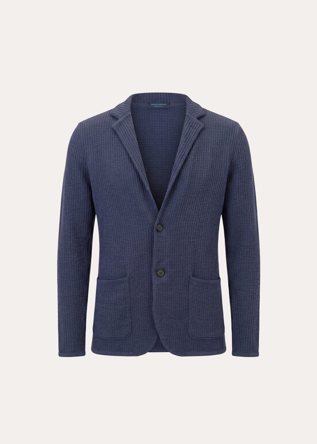 Chain Stitch Merino Two Button Blazer - PATRICK ASSARAF