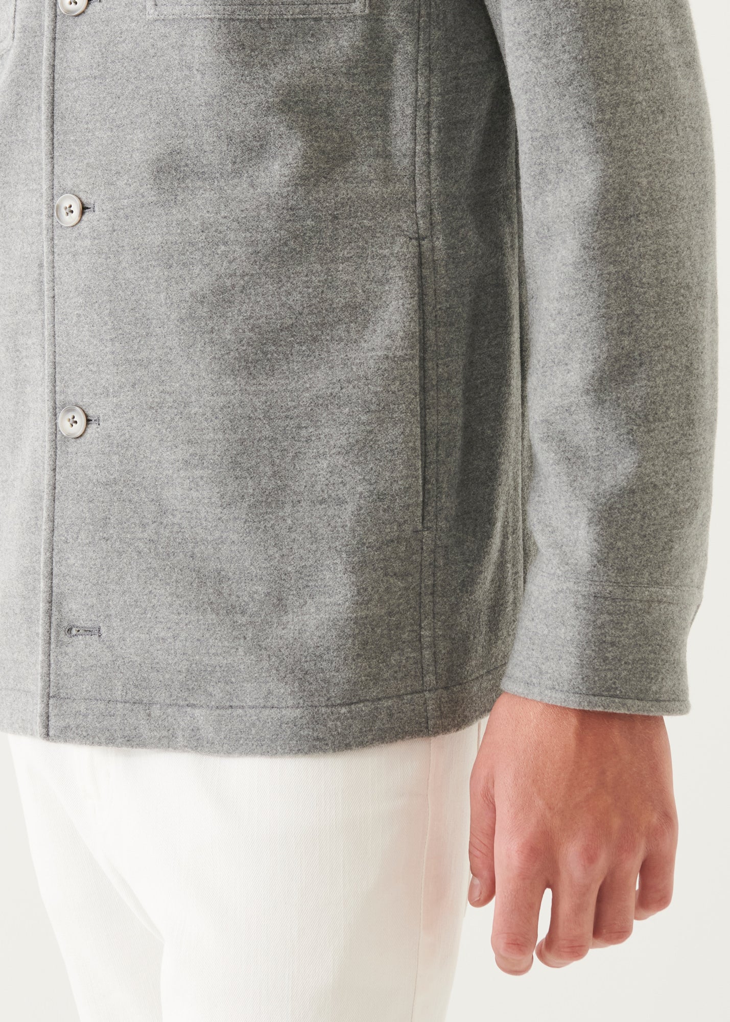 Wool Shirt Jacket - PATRICK ASSARAF