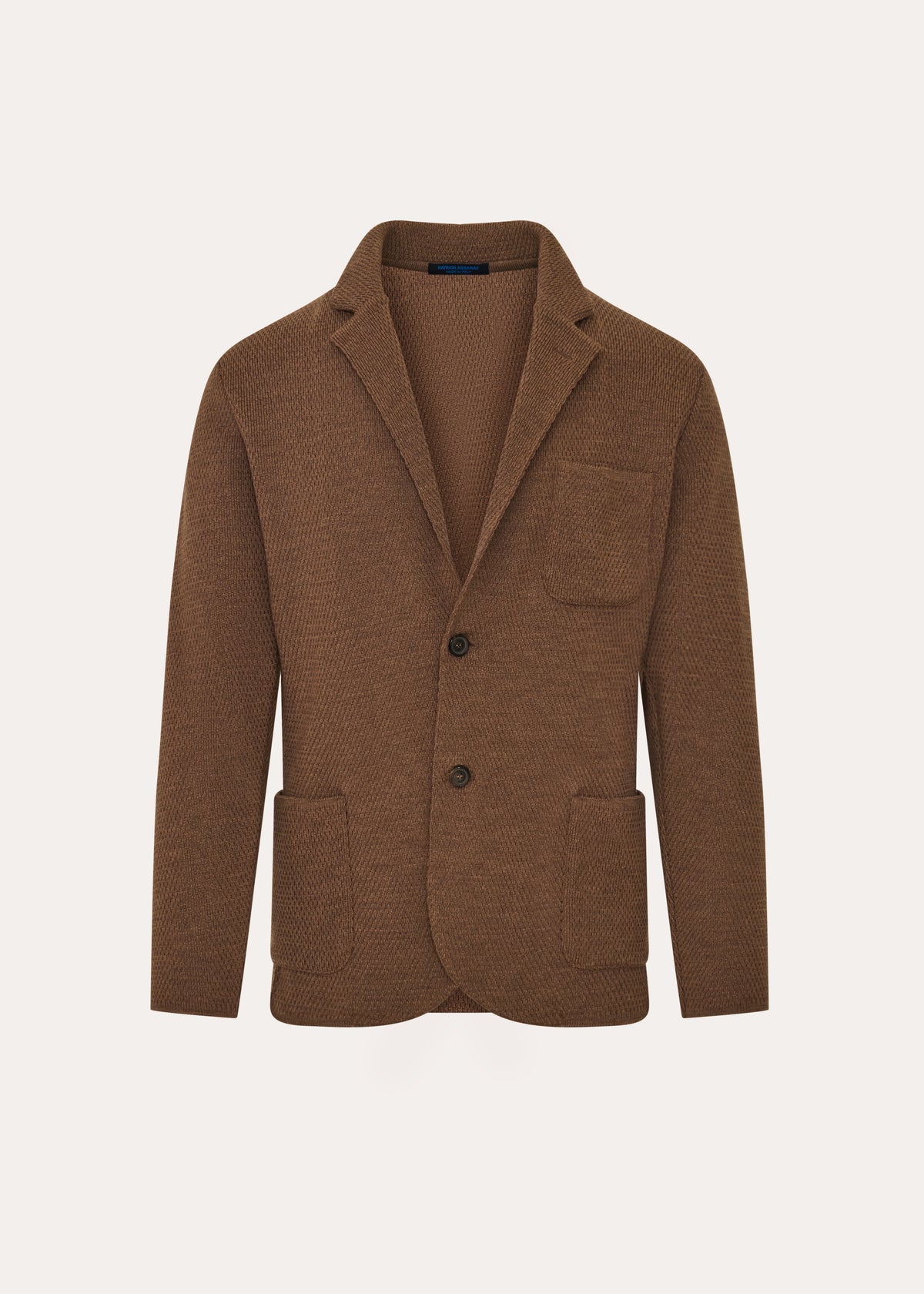 Merino Honeycomb Stitch Two Button Blazer - PATRICK ASSARAF