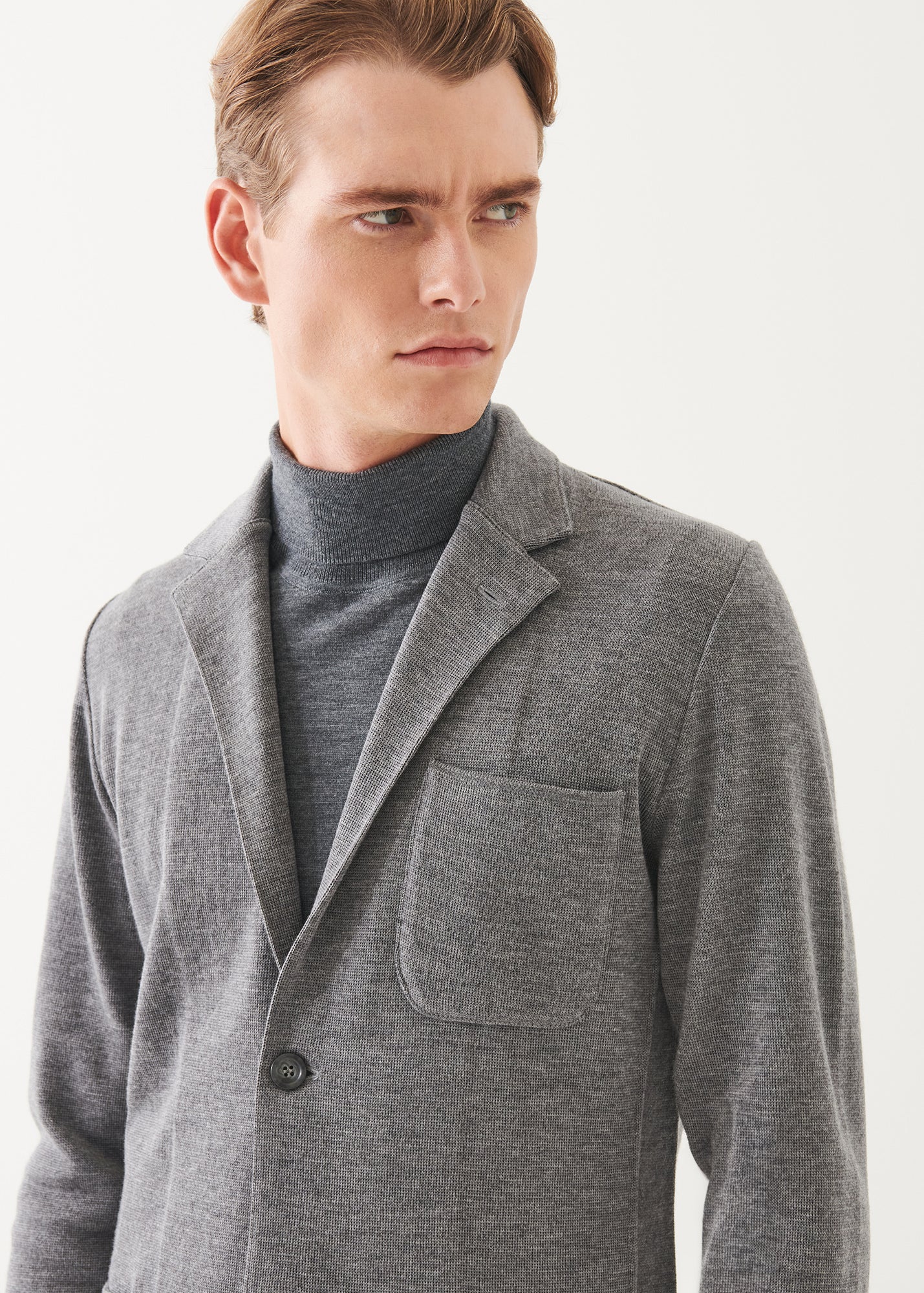 Double Face Merino Half Milano Stitch Blazer