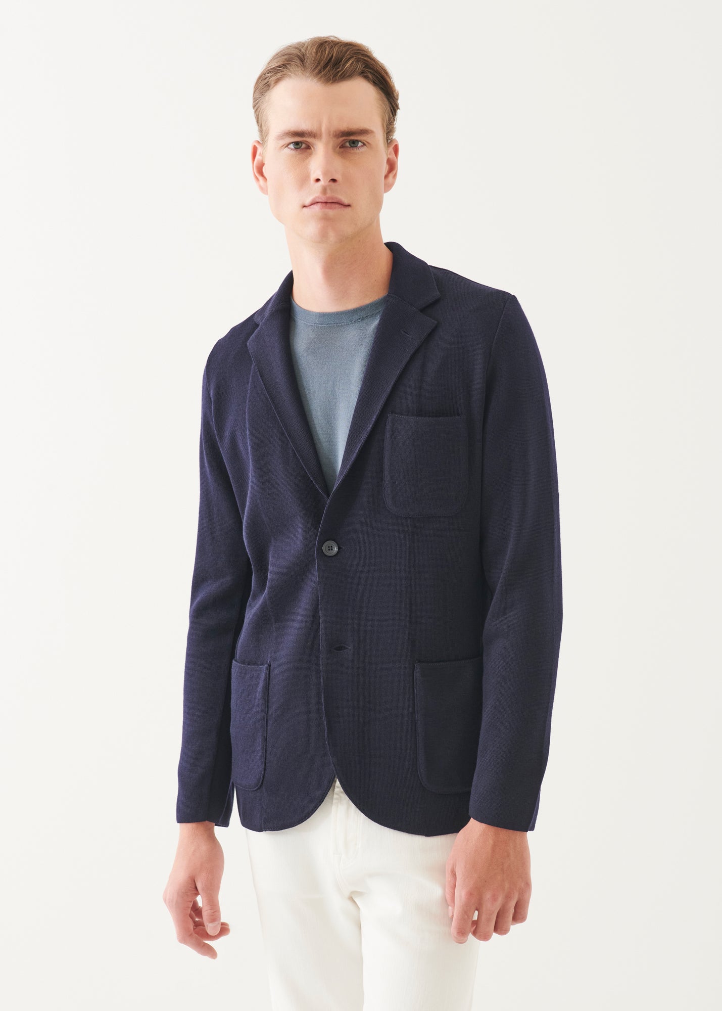 Double Face Merino Half Milano Stitch Blazer