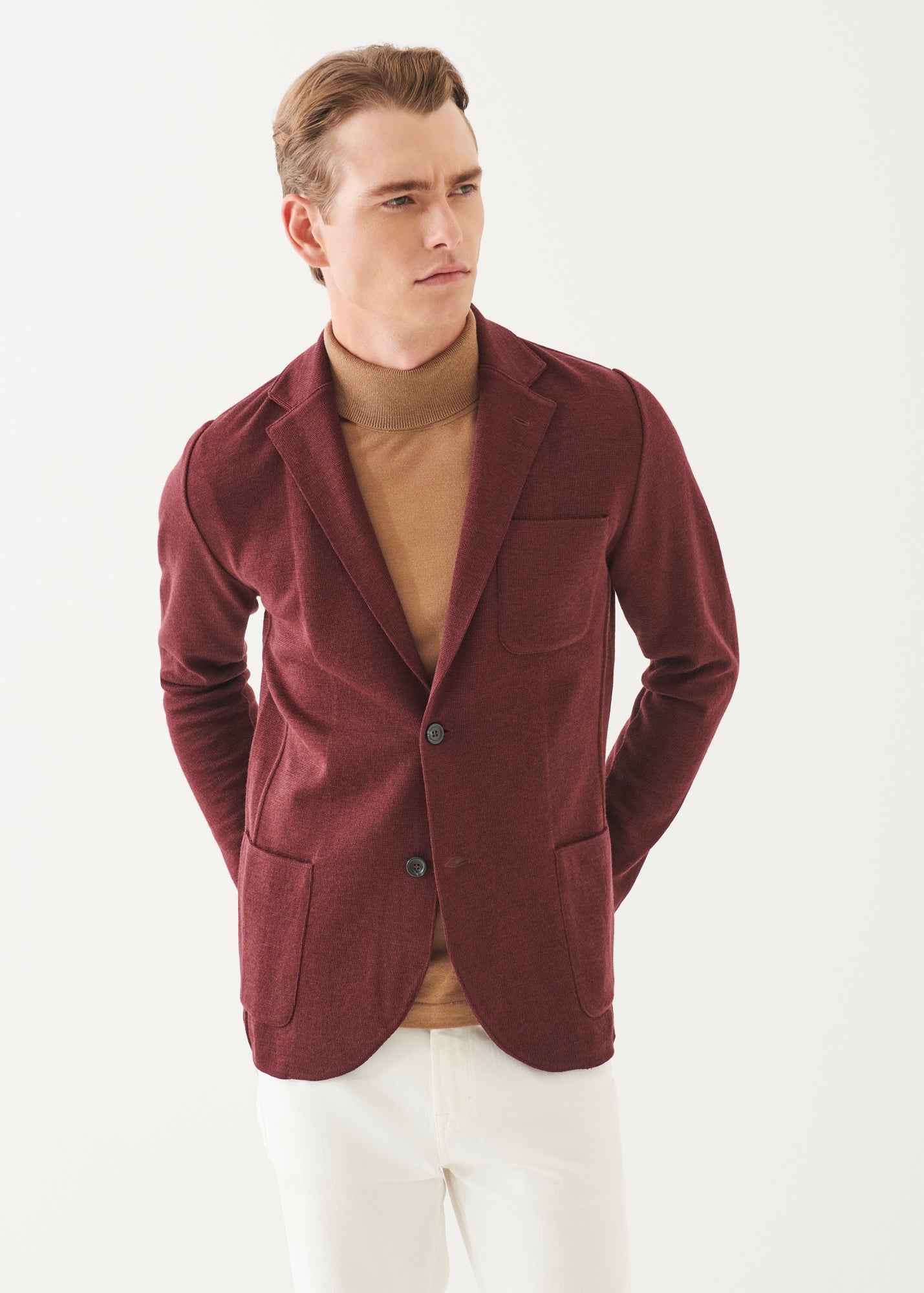 Double Face Merino Half Milano Stitch Blazer