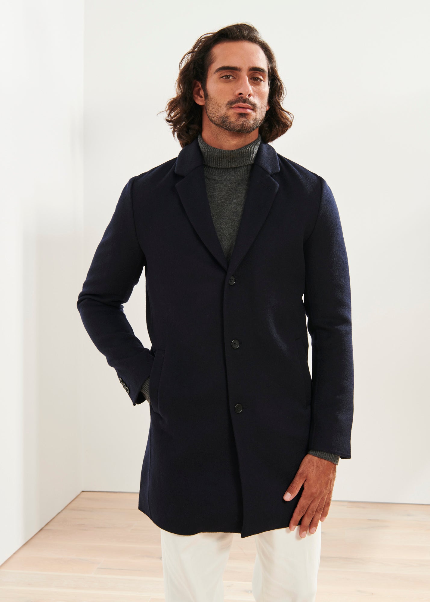 Wool Cashmere Overcoat - PATRICK ASSARAF