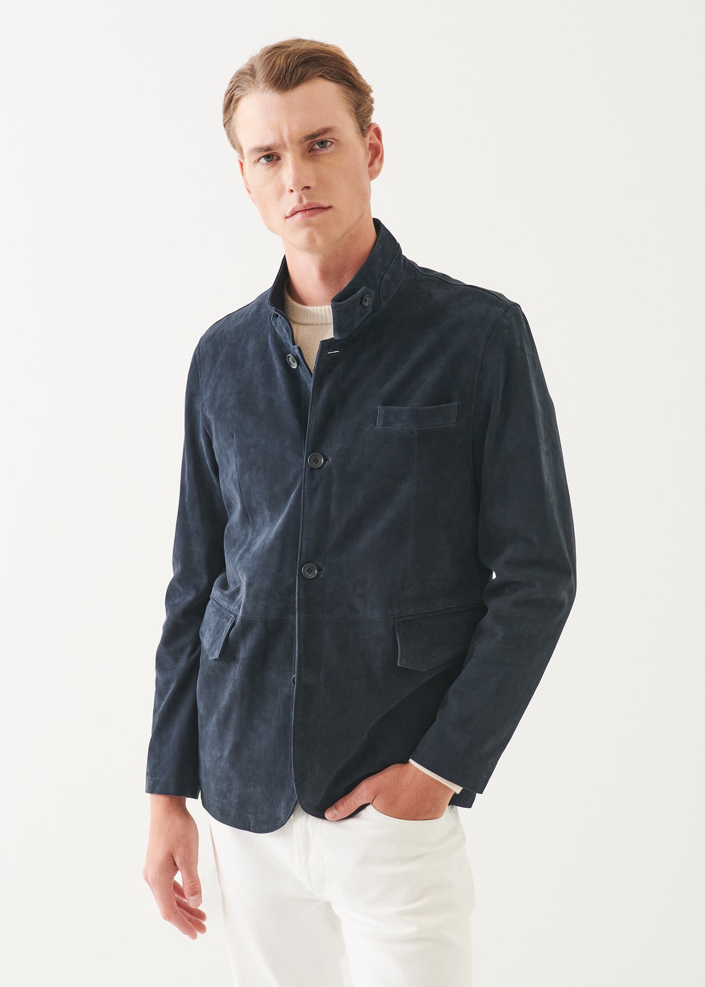 Suede Hybrid Jacket - PATRICK ASSARAF