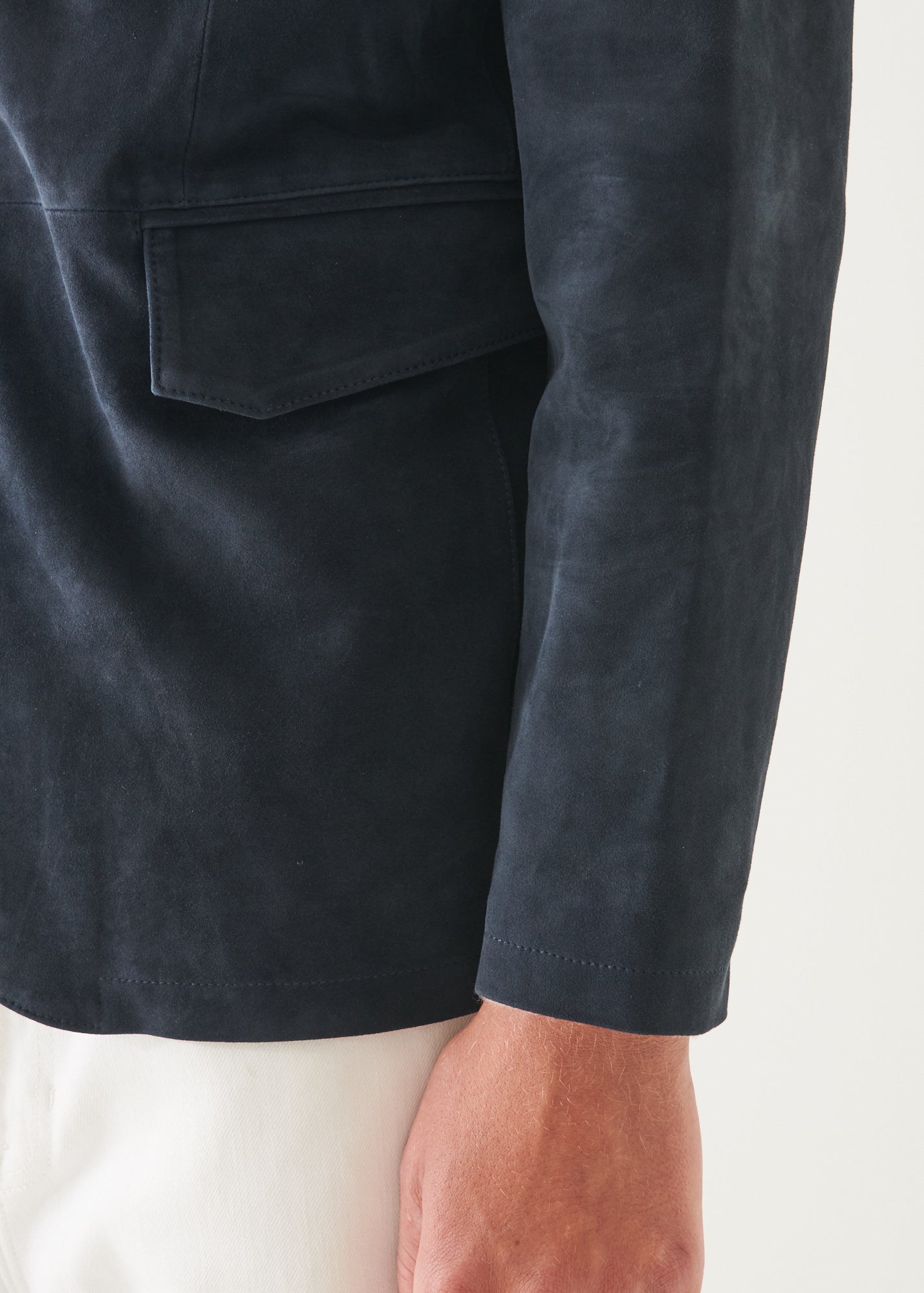 Suede Hybrid Jacket - PATRICK ASSARAF