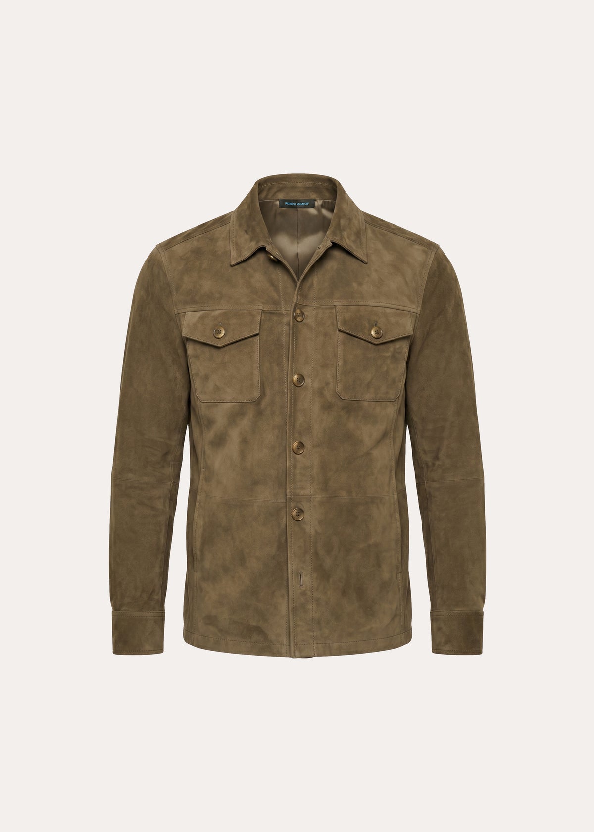 Suede Unlined Shirt Jacket