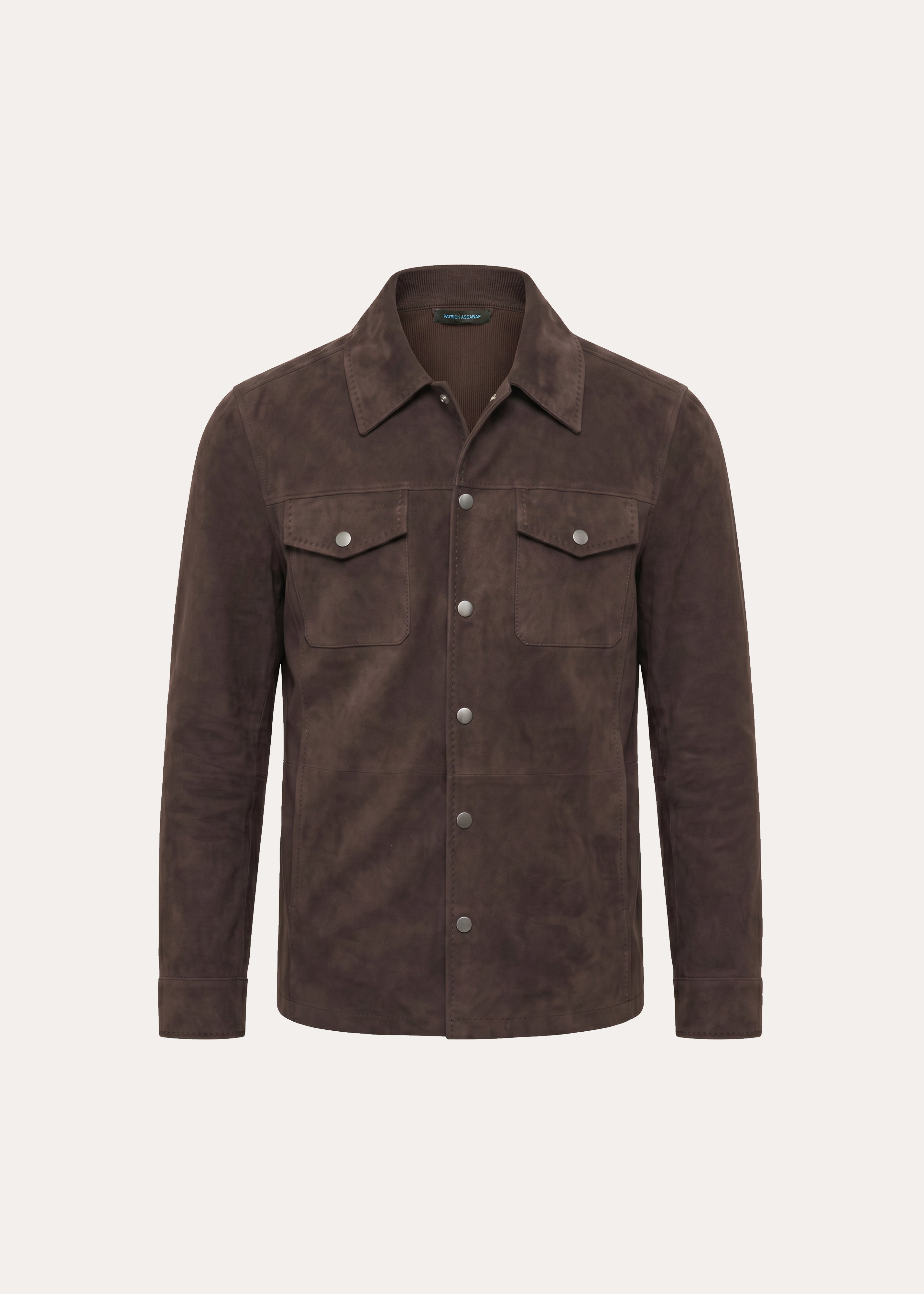 Suede Shirt Jacket - PATRICK ASSARAF