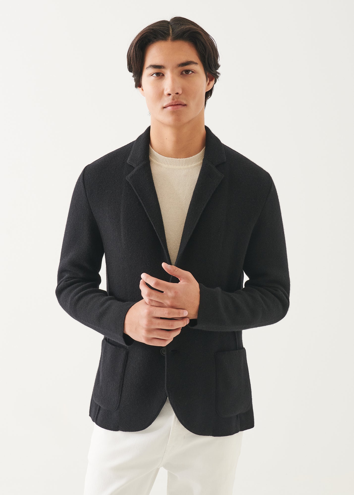 Italian Cashmere Two-Button Blazer