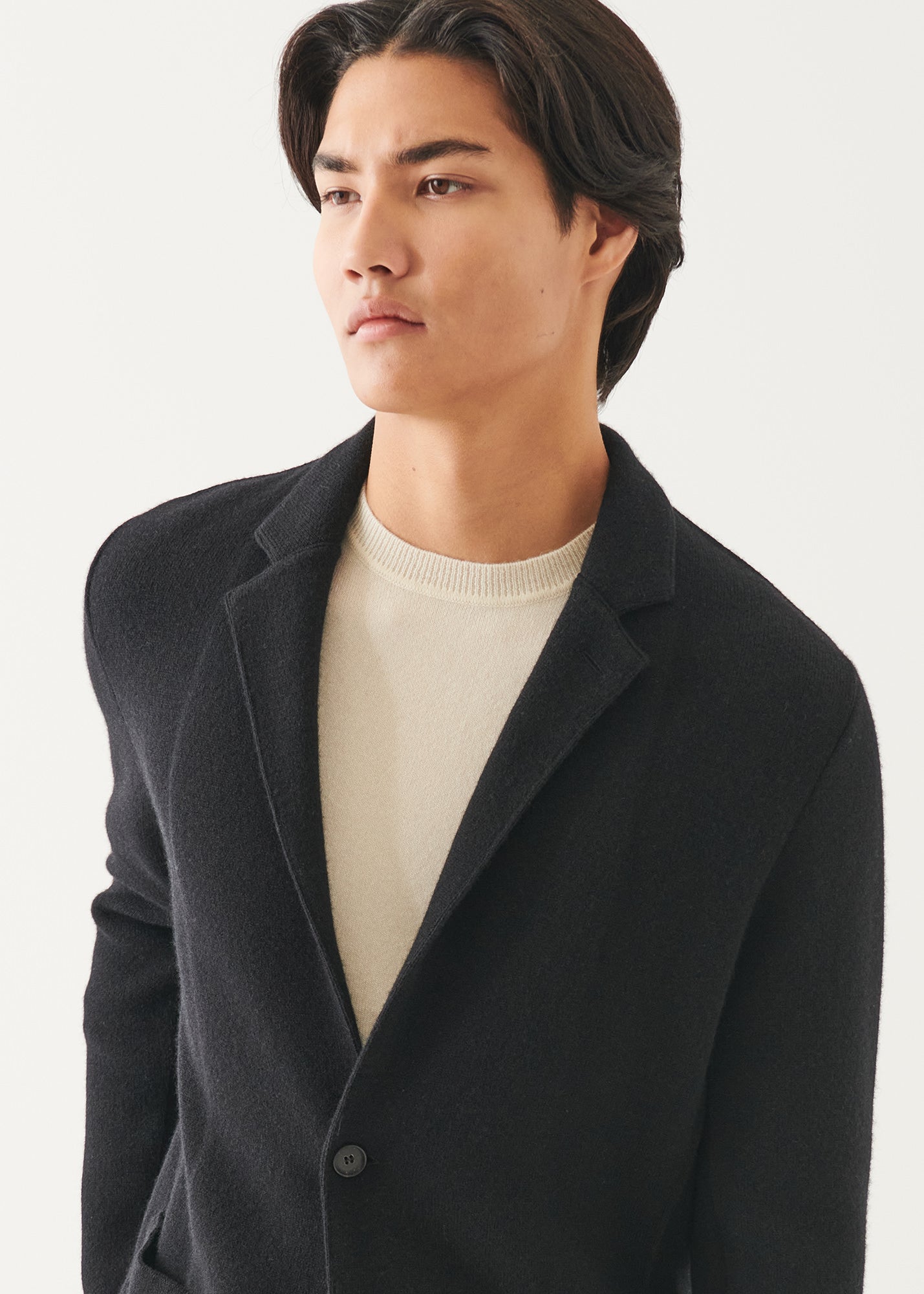 Italian Cashmere Two-Button Blazer
