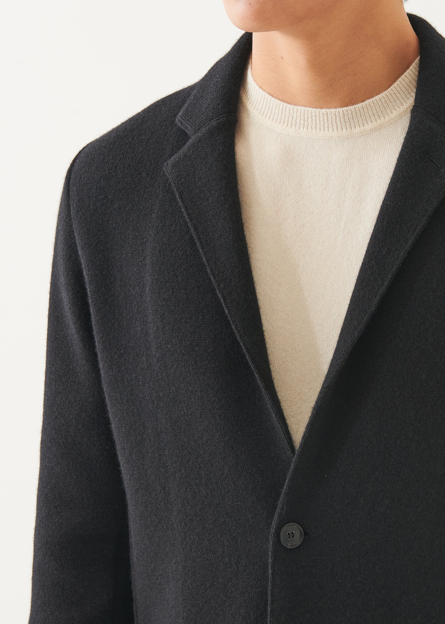 Italian Cashmere Two-Button Blazer