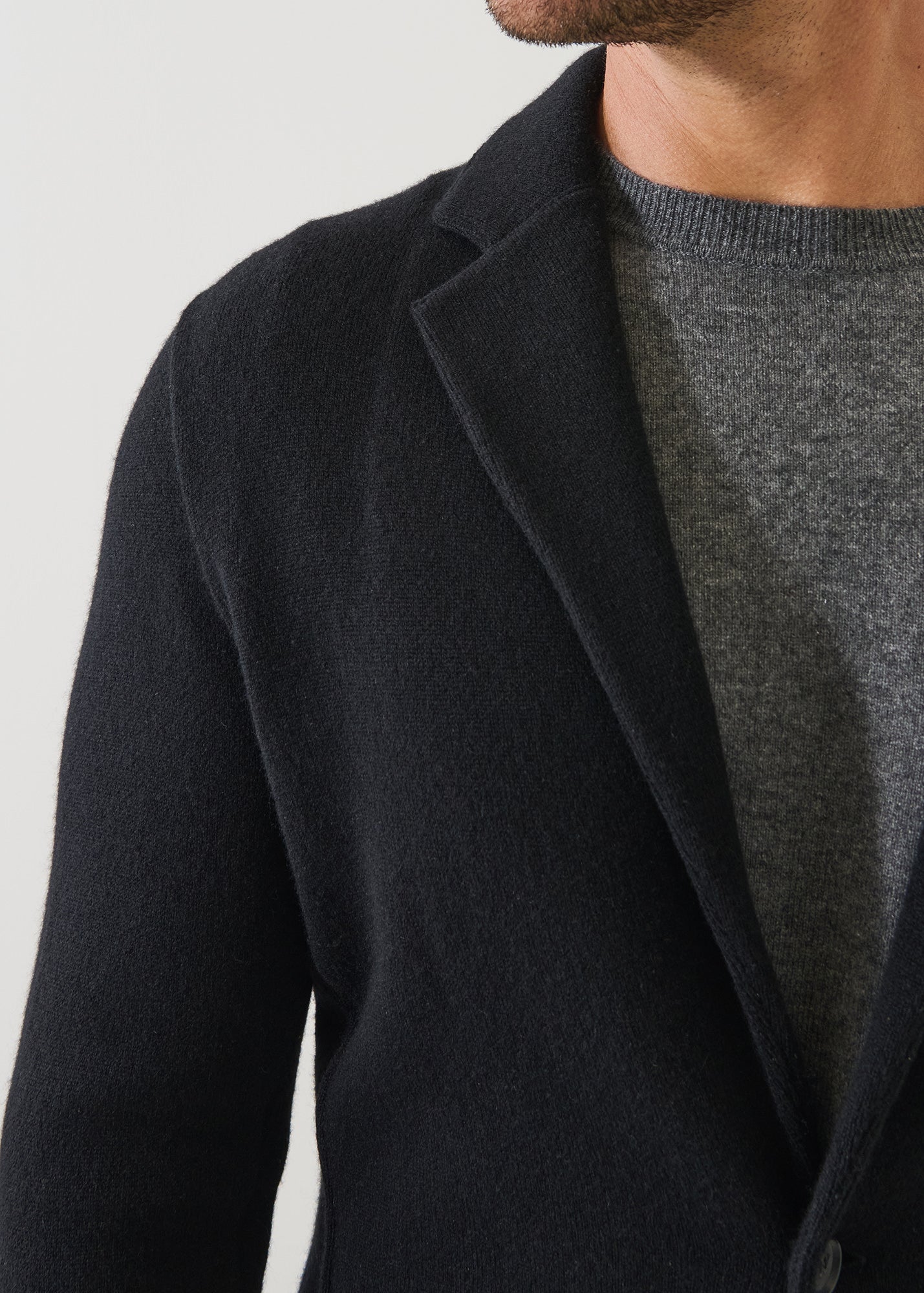 Italian Cashmere Two-Button Blazer