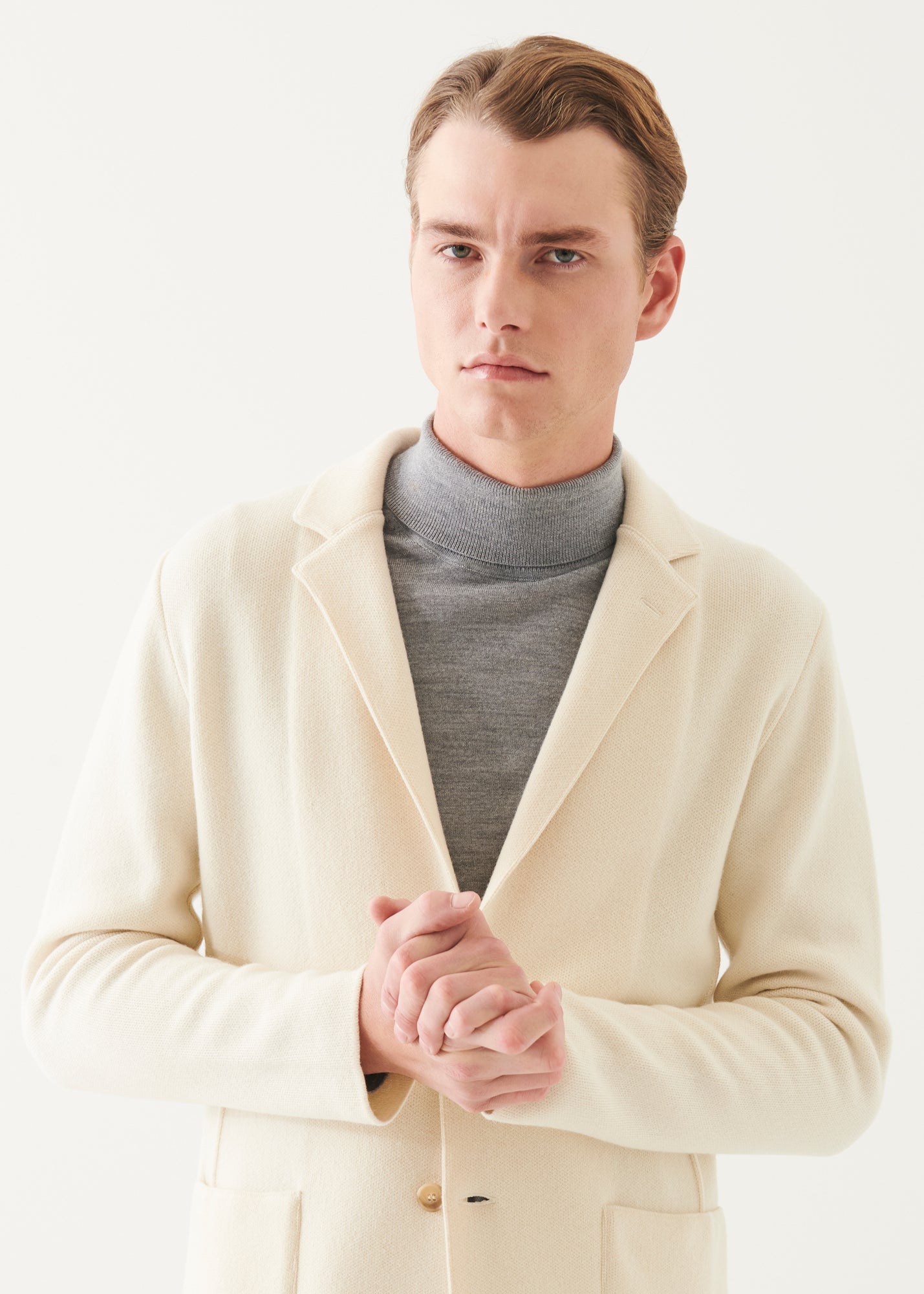 Italian Cashmere Two-Button Blazer