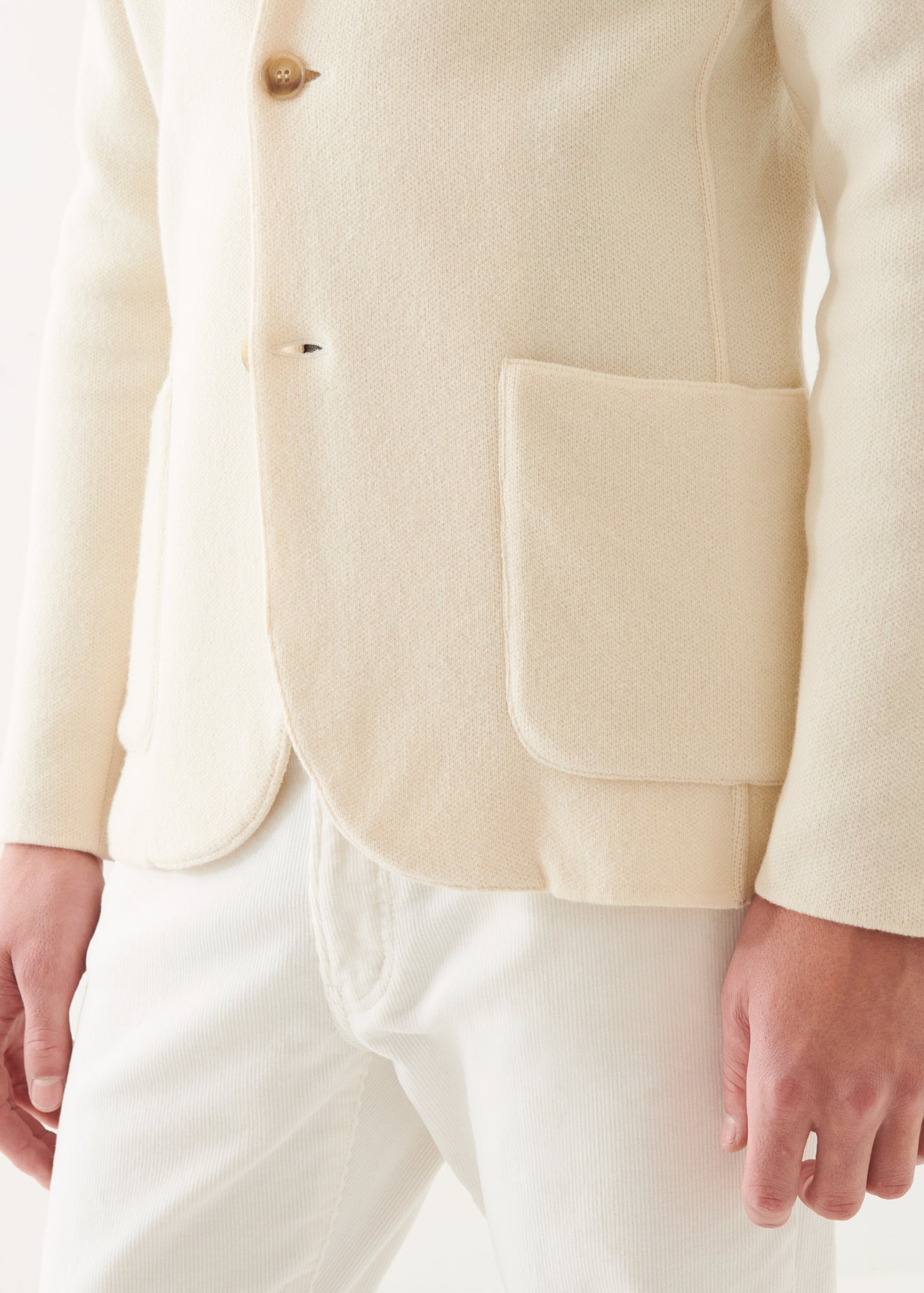 Italian Cashmere Two-Button Blazer