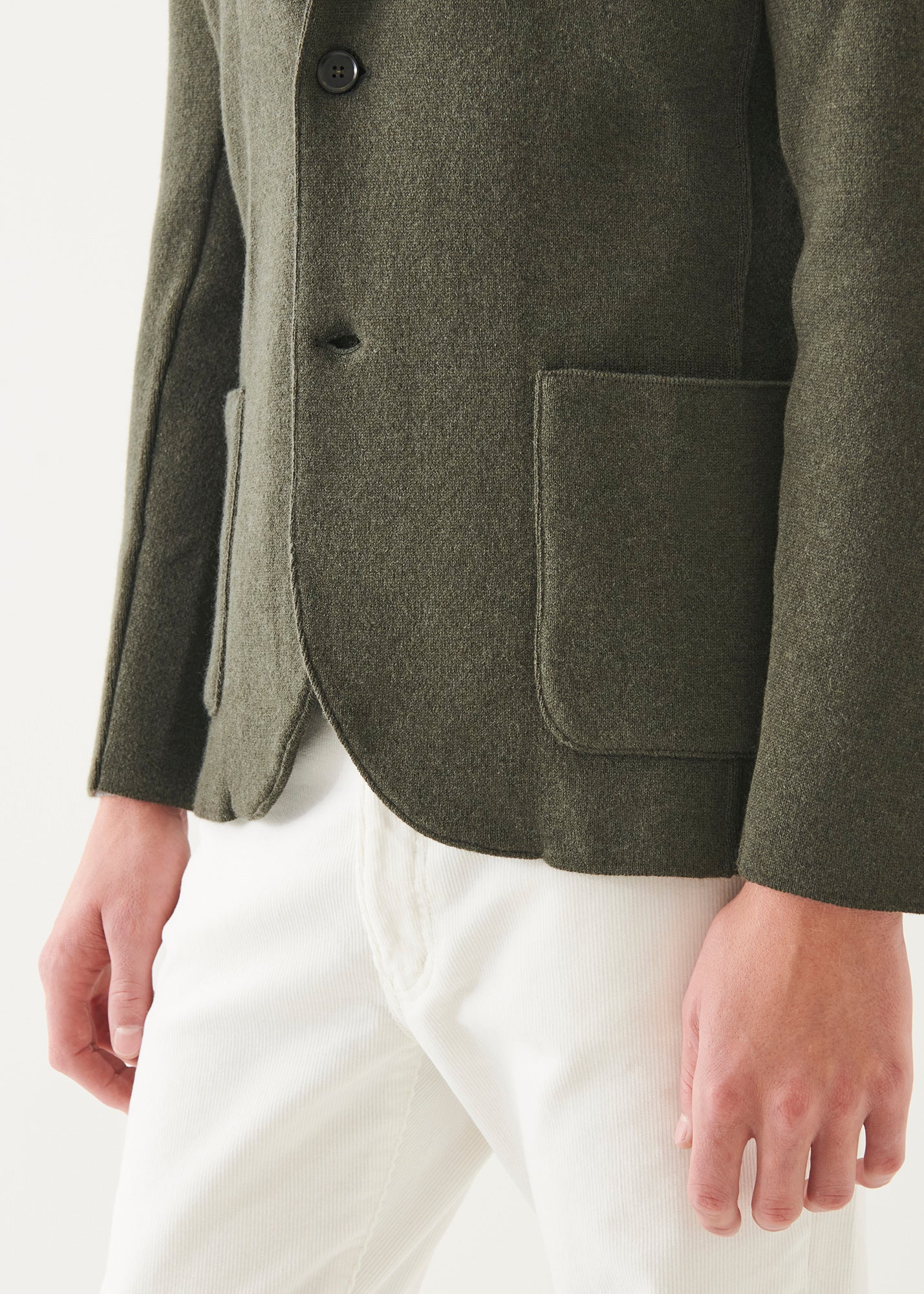 Italian Cashmere Two-Button Blazer