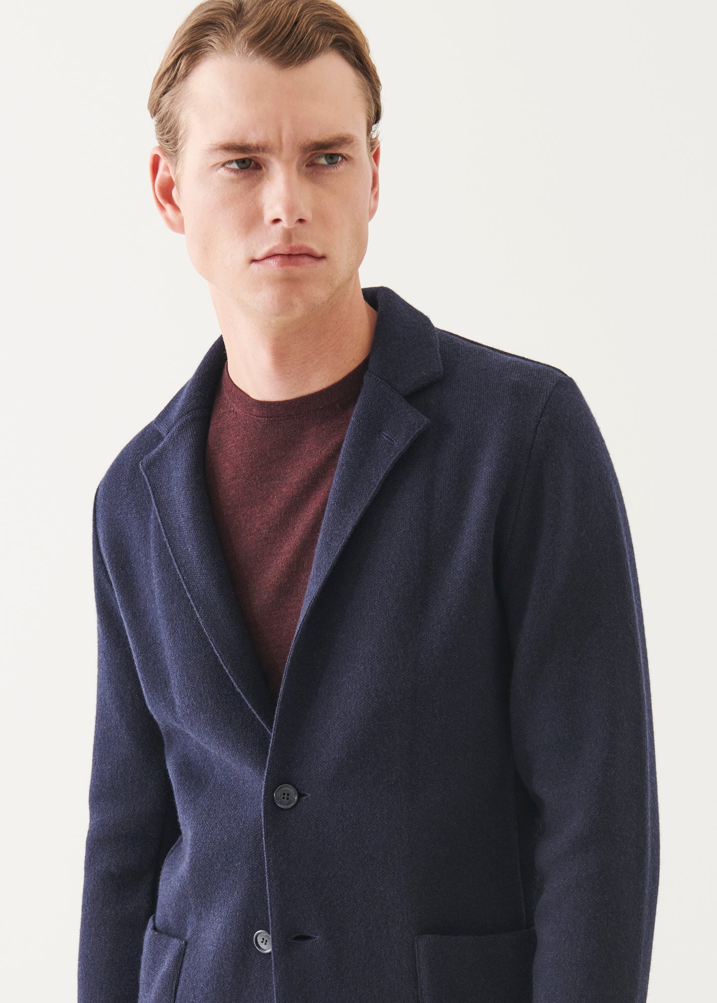 Italian Cashmere Two-Button Blazer