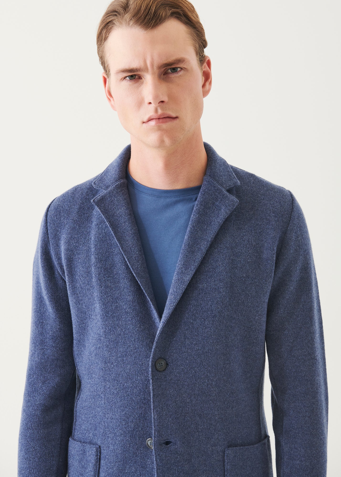 Italian Cashmere Two-Button Blazer