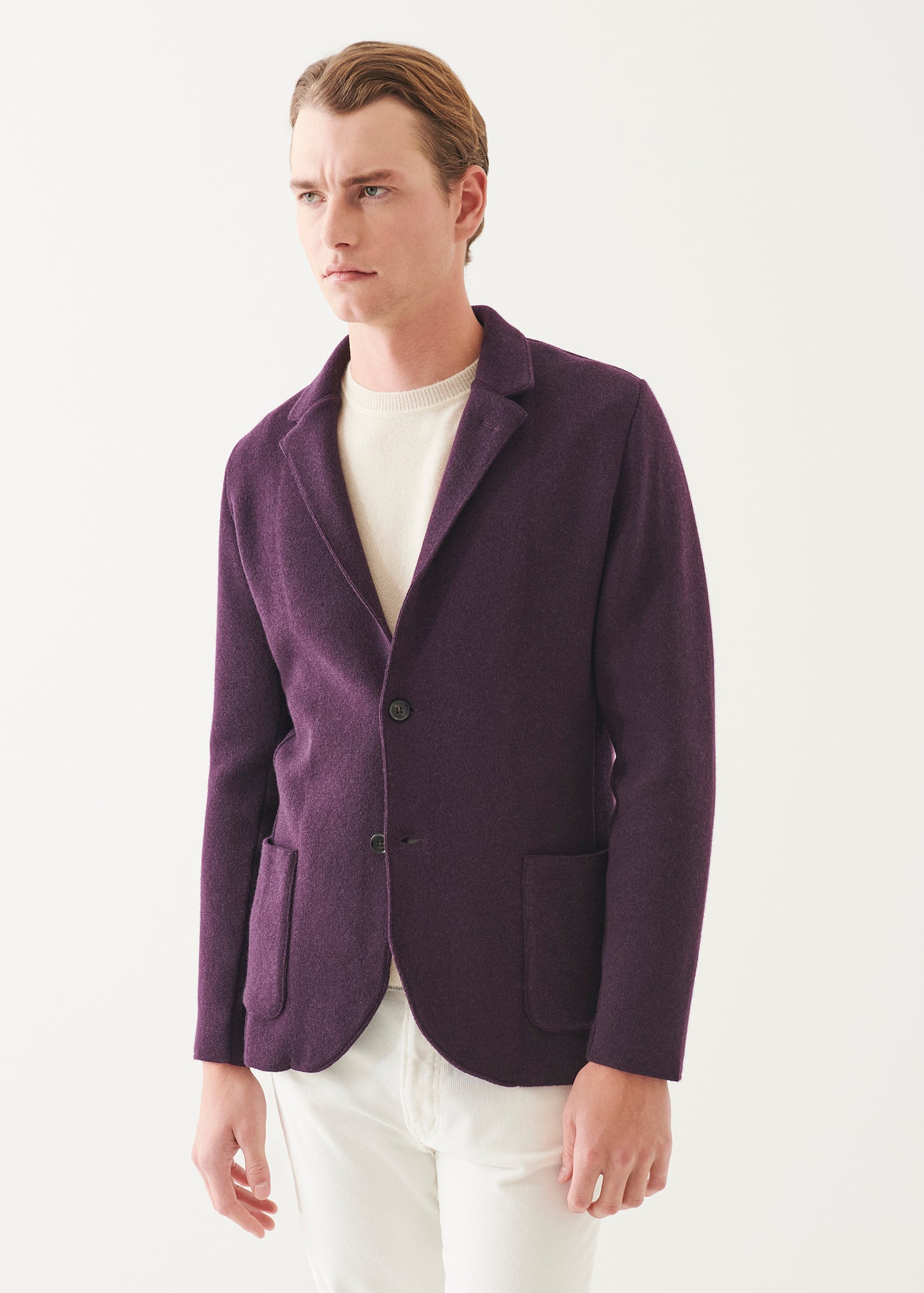 Italian Cashmere Two-Button Blazer