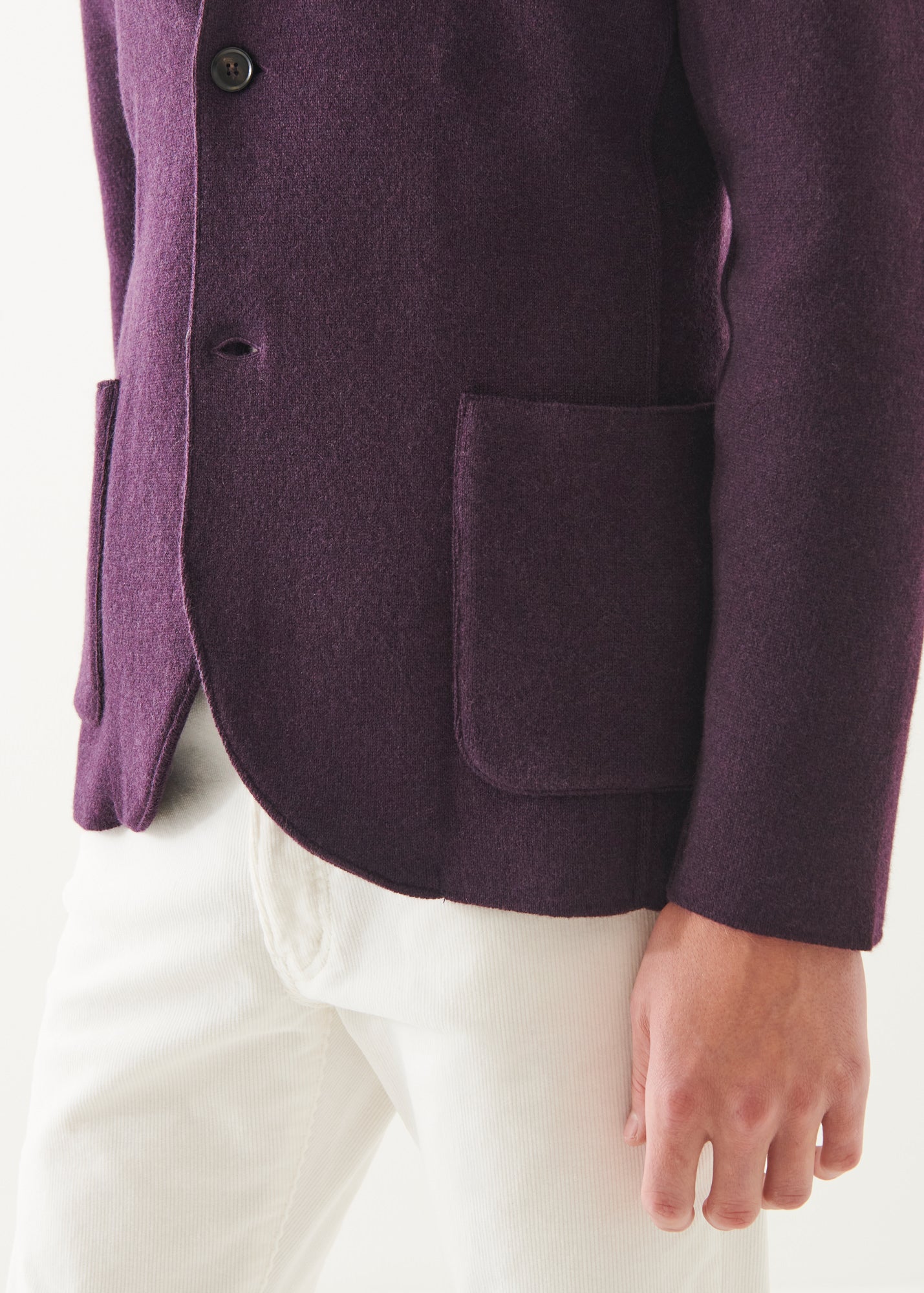 Italian Cashmere Two-Button Blazer