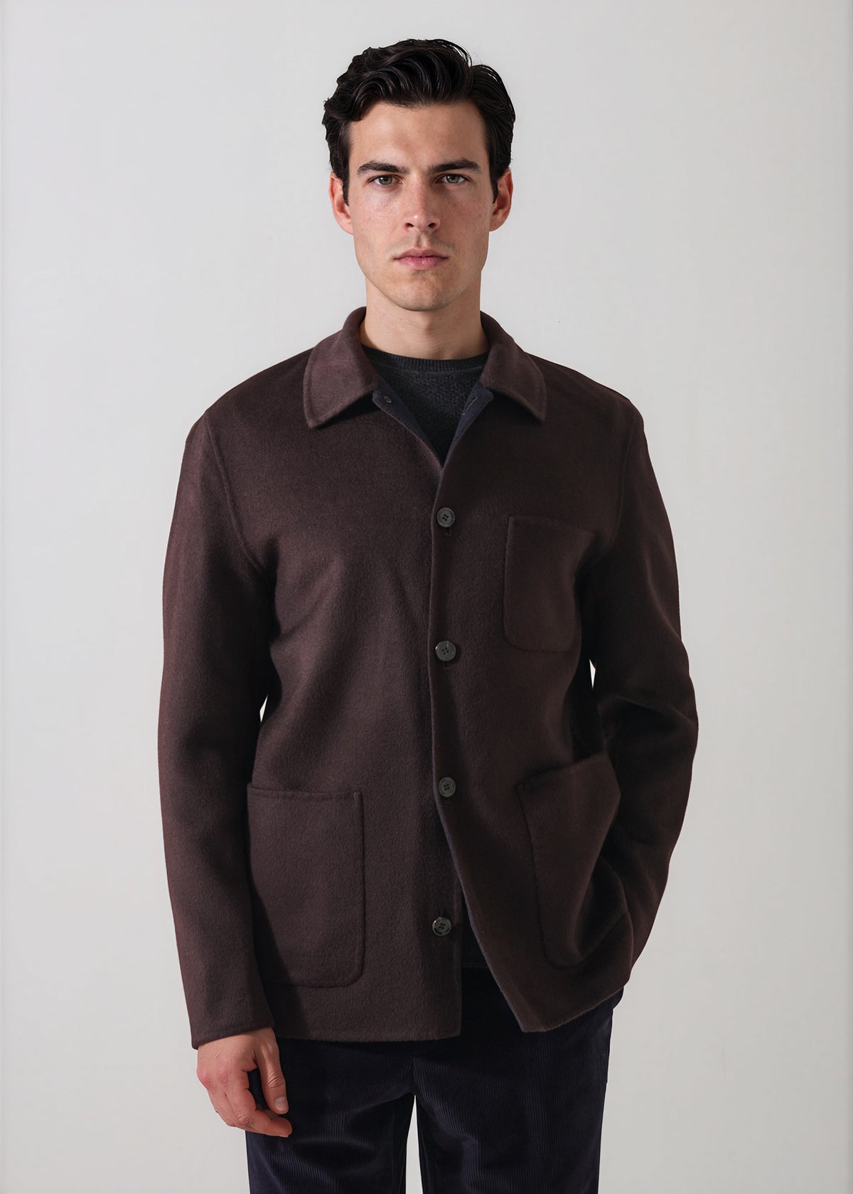 Wool-Cashmere Chore Jacket - PATRICK ASSARAF