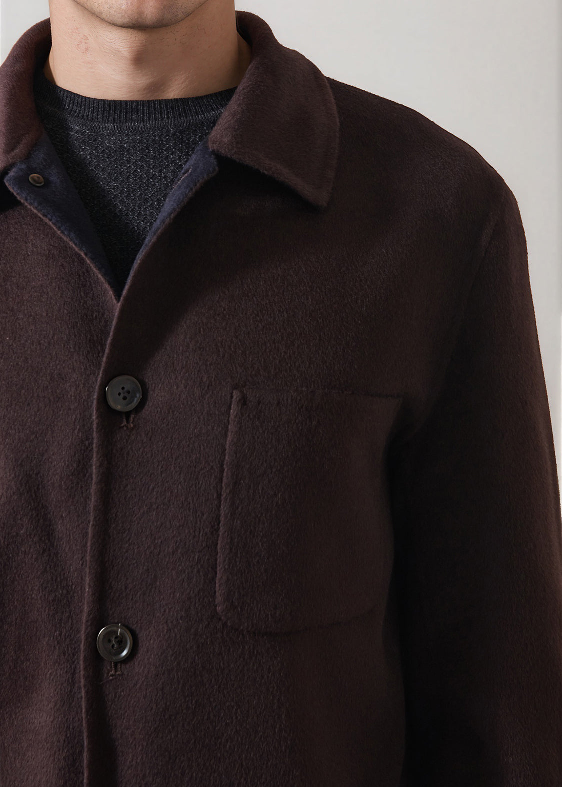 Wool-Cashmere Chore Jacket - PATRICK ASSARAF