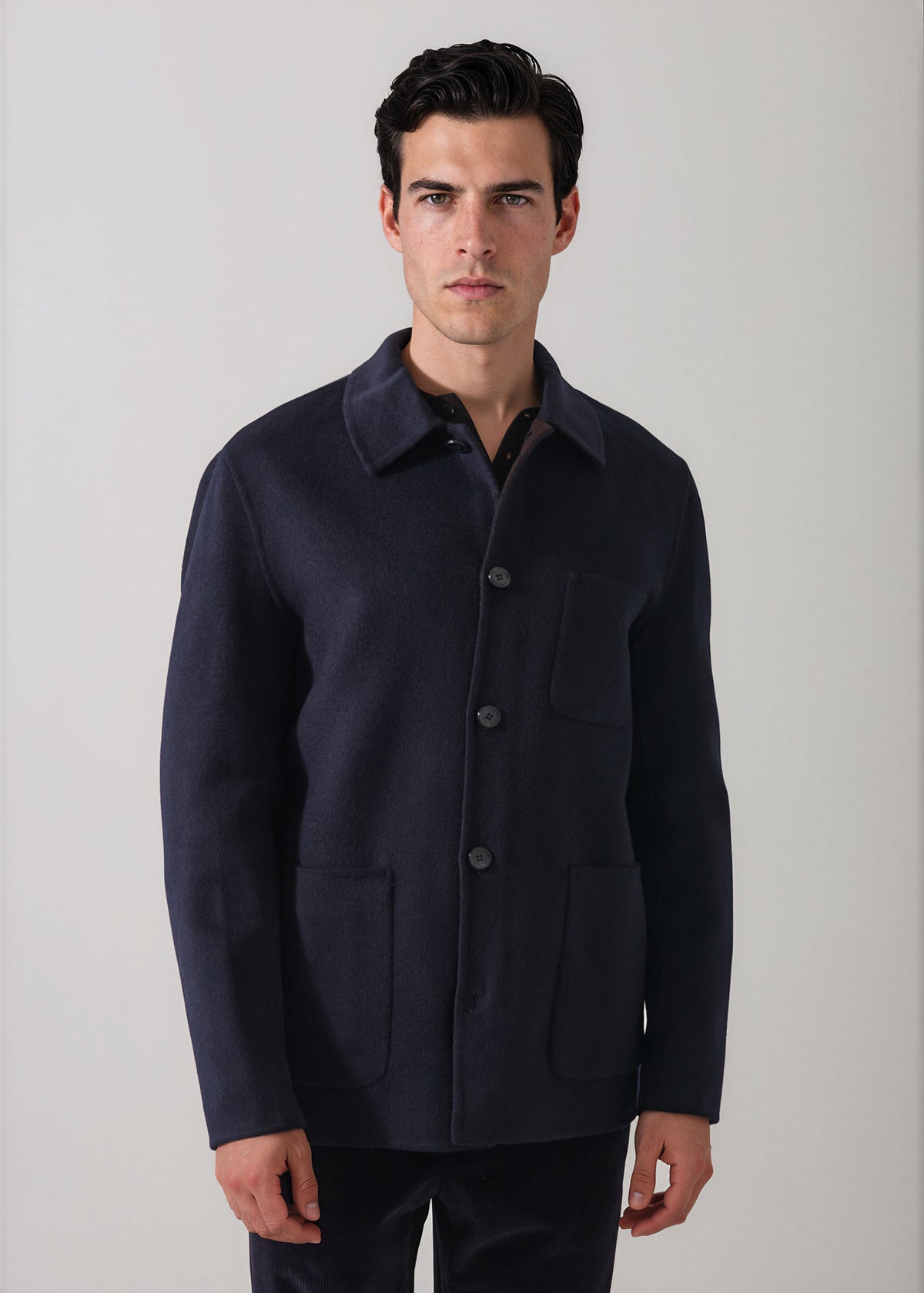 Wool-Cashmere Chore Jacket - PATRICK ASSARAF
