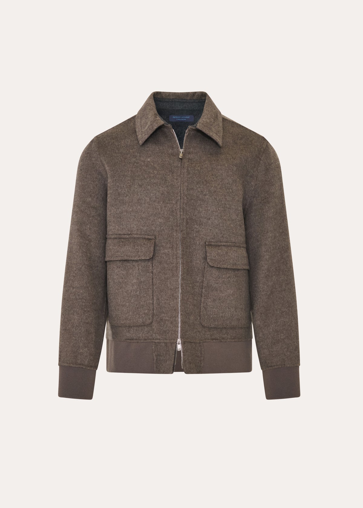 Wool-Cashmere Bomber Jacket