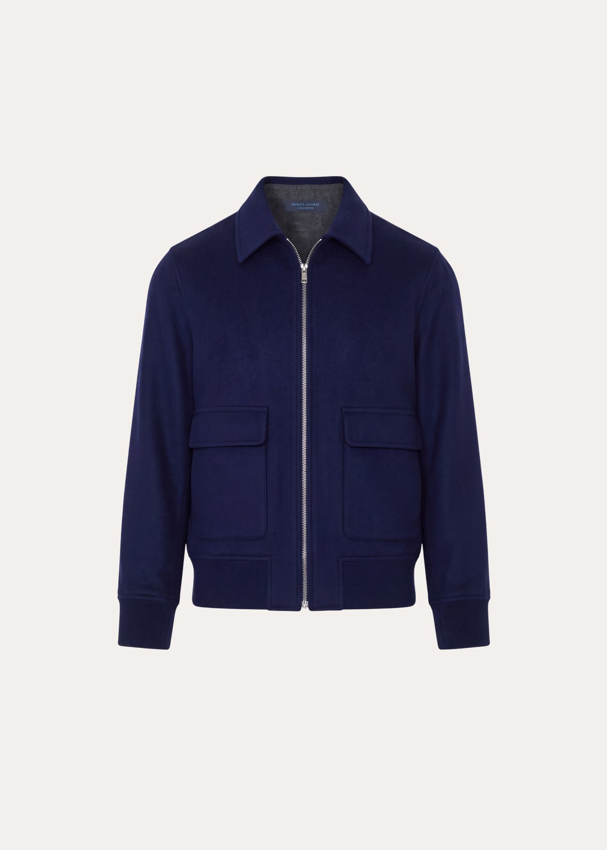 Wool-Cashmere Bomber Jacket