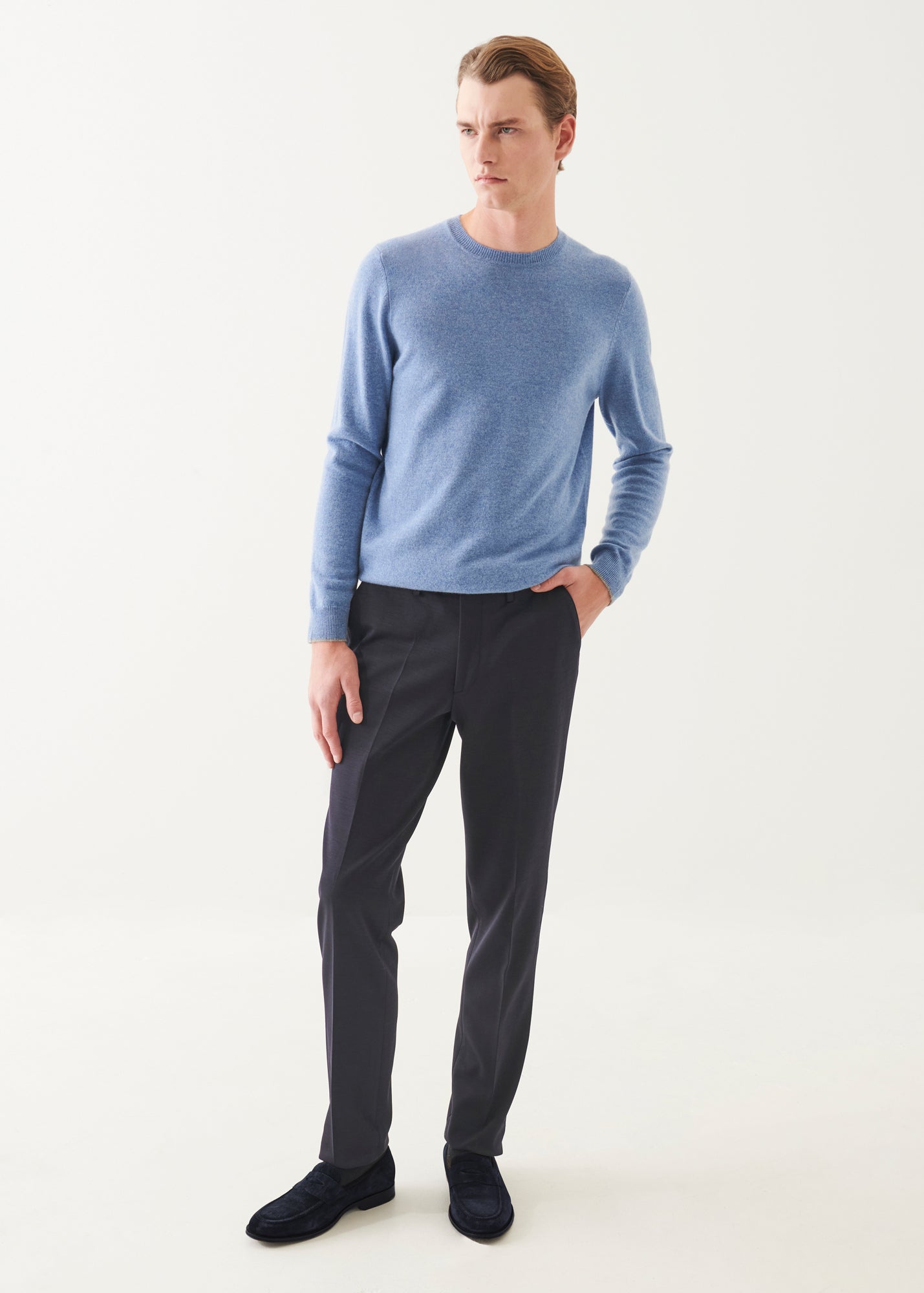 Wool Cotton Blend Pant - PATRICK ASSARAF