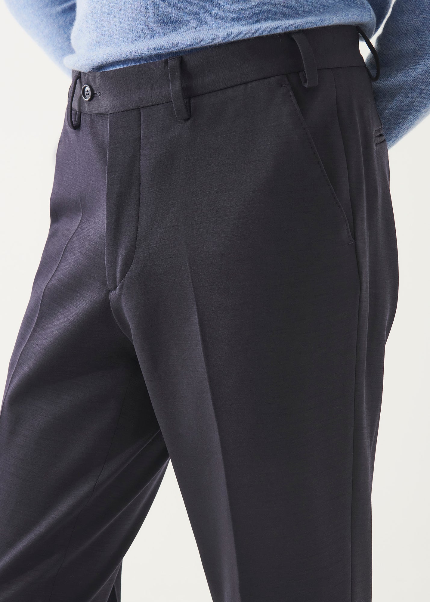 Wool Cotton Blend Pant - PATRICK ASSARAF