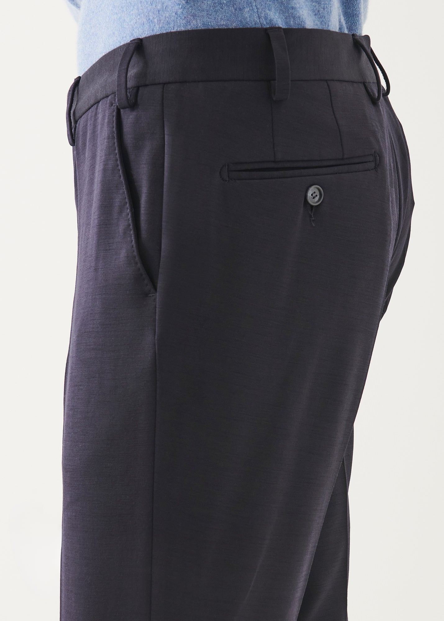 Wool Cotton Blend Pant - PATRICK ASSARAF