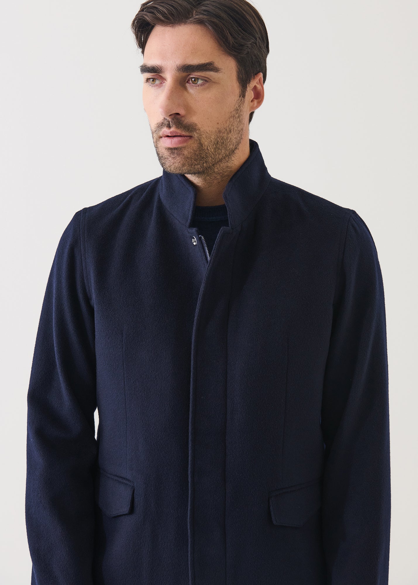 Wool Blend Hybrid Jacket - PATRICK ASSARAF
