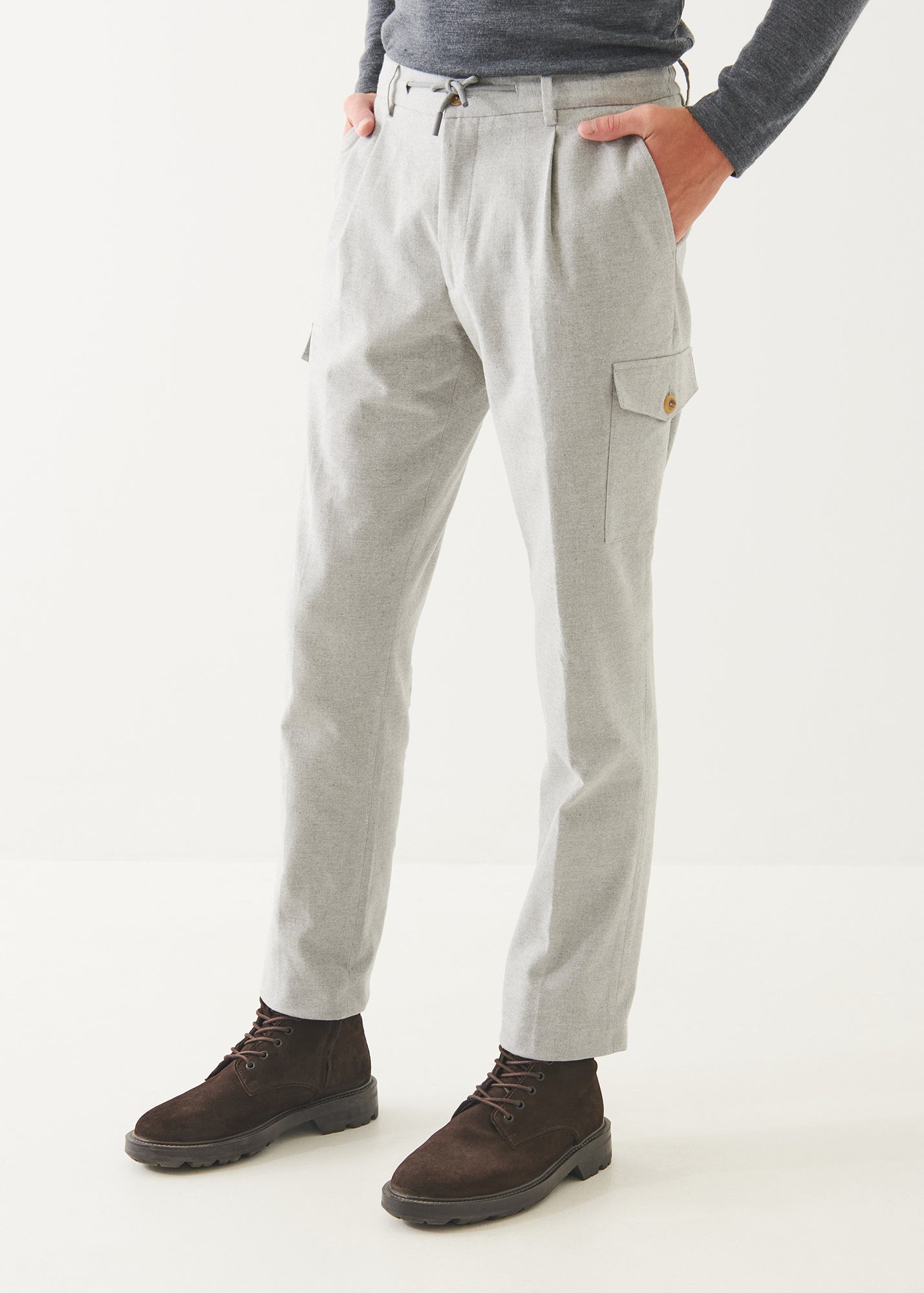 Flannel Slim Cargo Pant